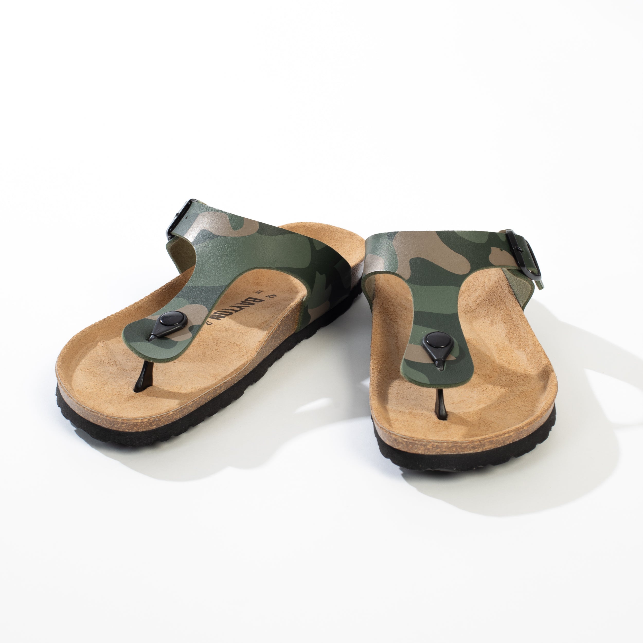 Mercure Khaki Camouflage Toe-Thong Sandals