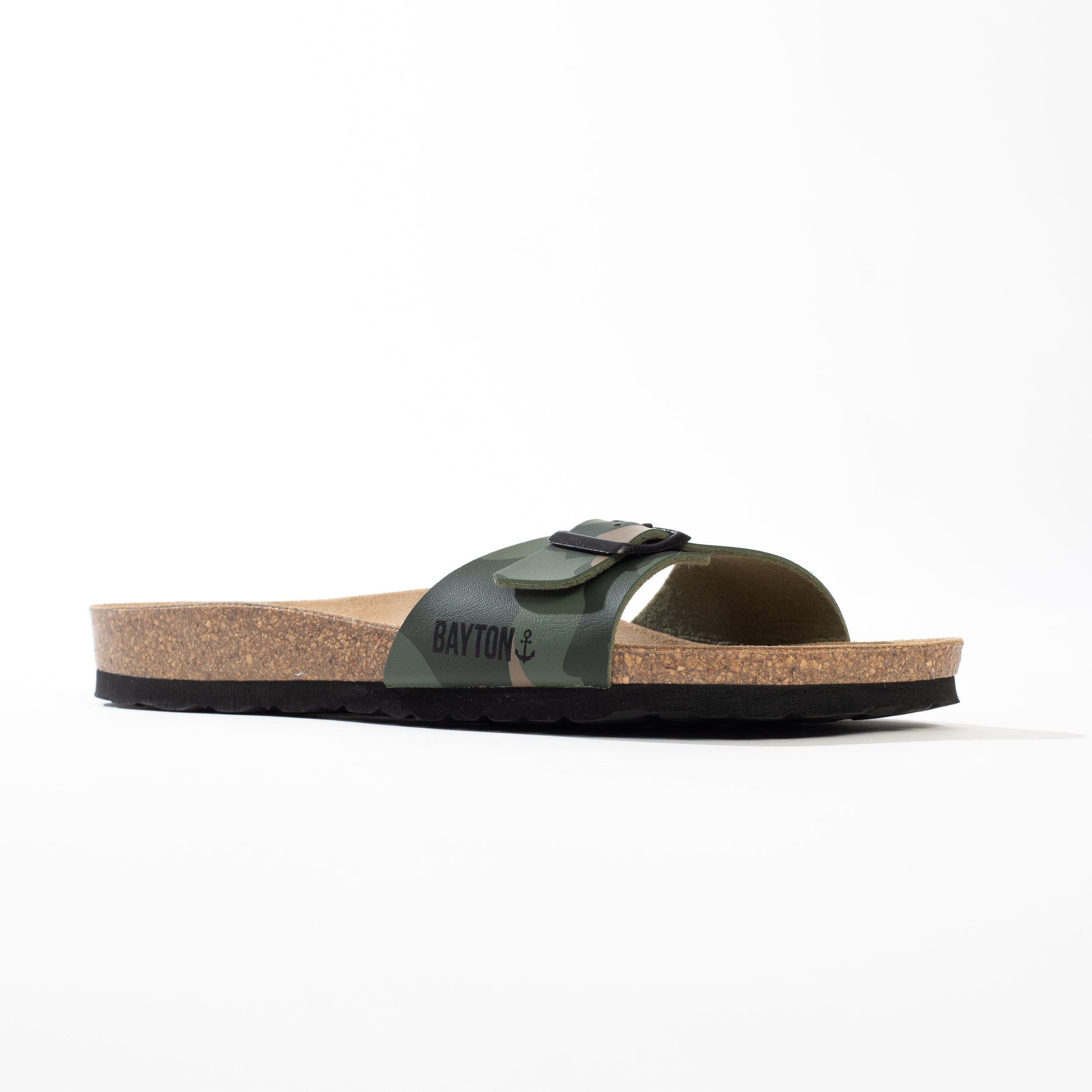 Zephyr Khaki Camouflage 1 Strap Sandals