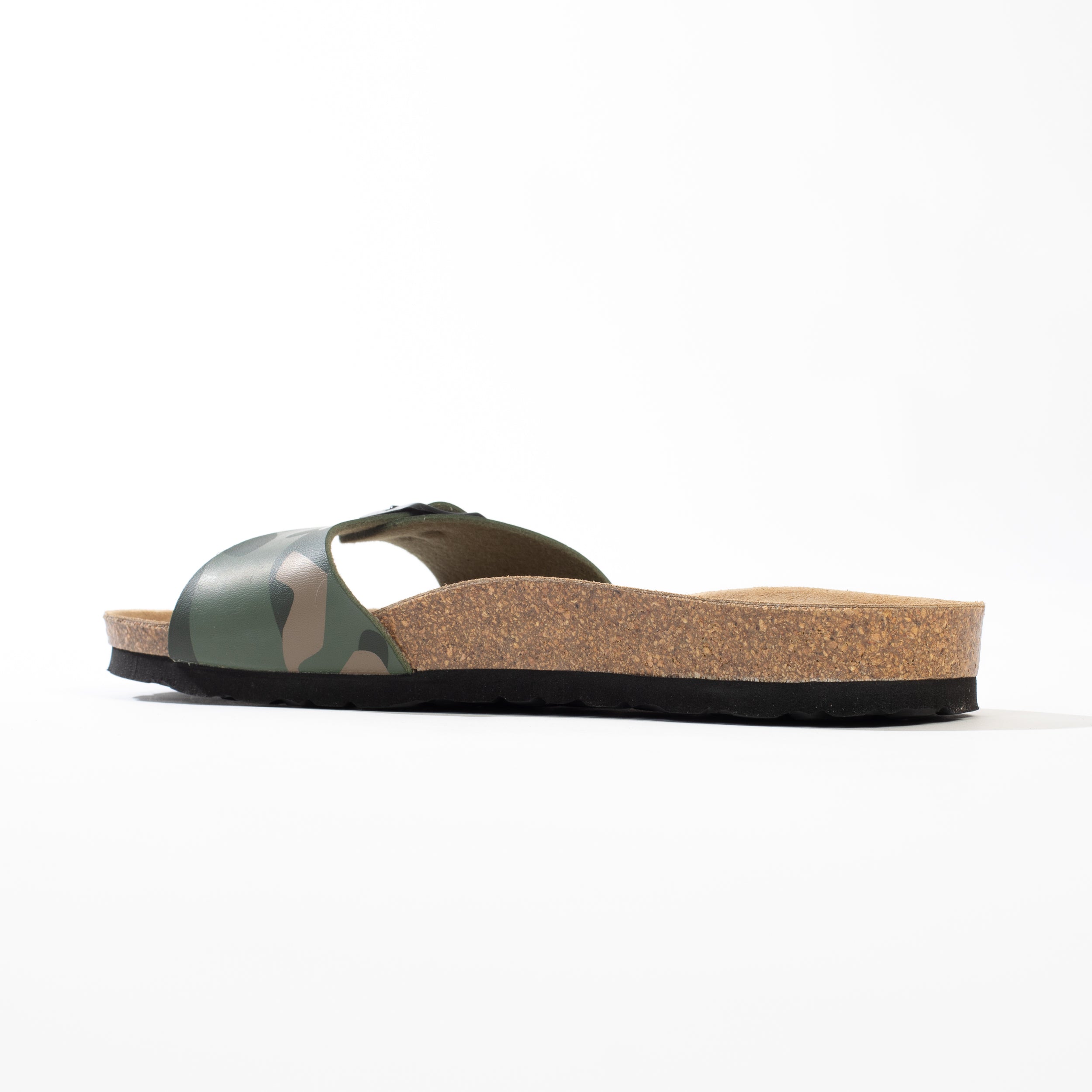 Zephyr Khaki Camouflage 1 Strap Sandals