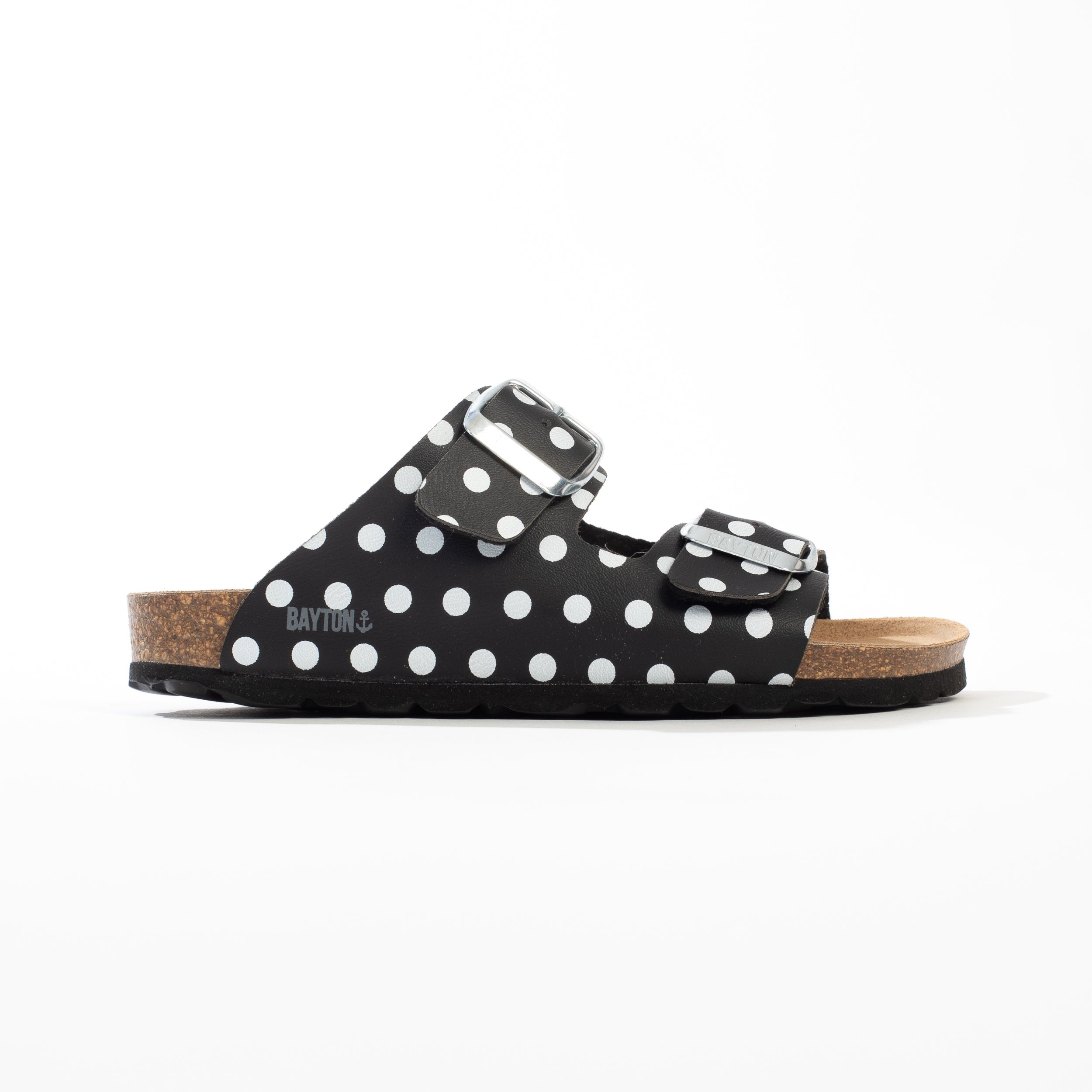 Black and White Atlas Sandals