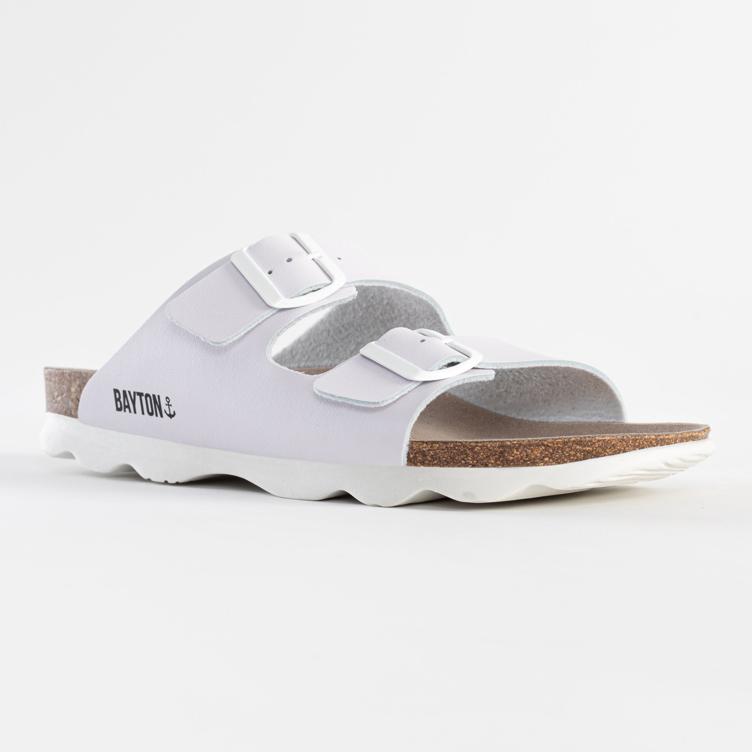 Sandalias Atlas 2 Tiras Blanco