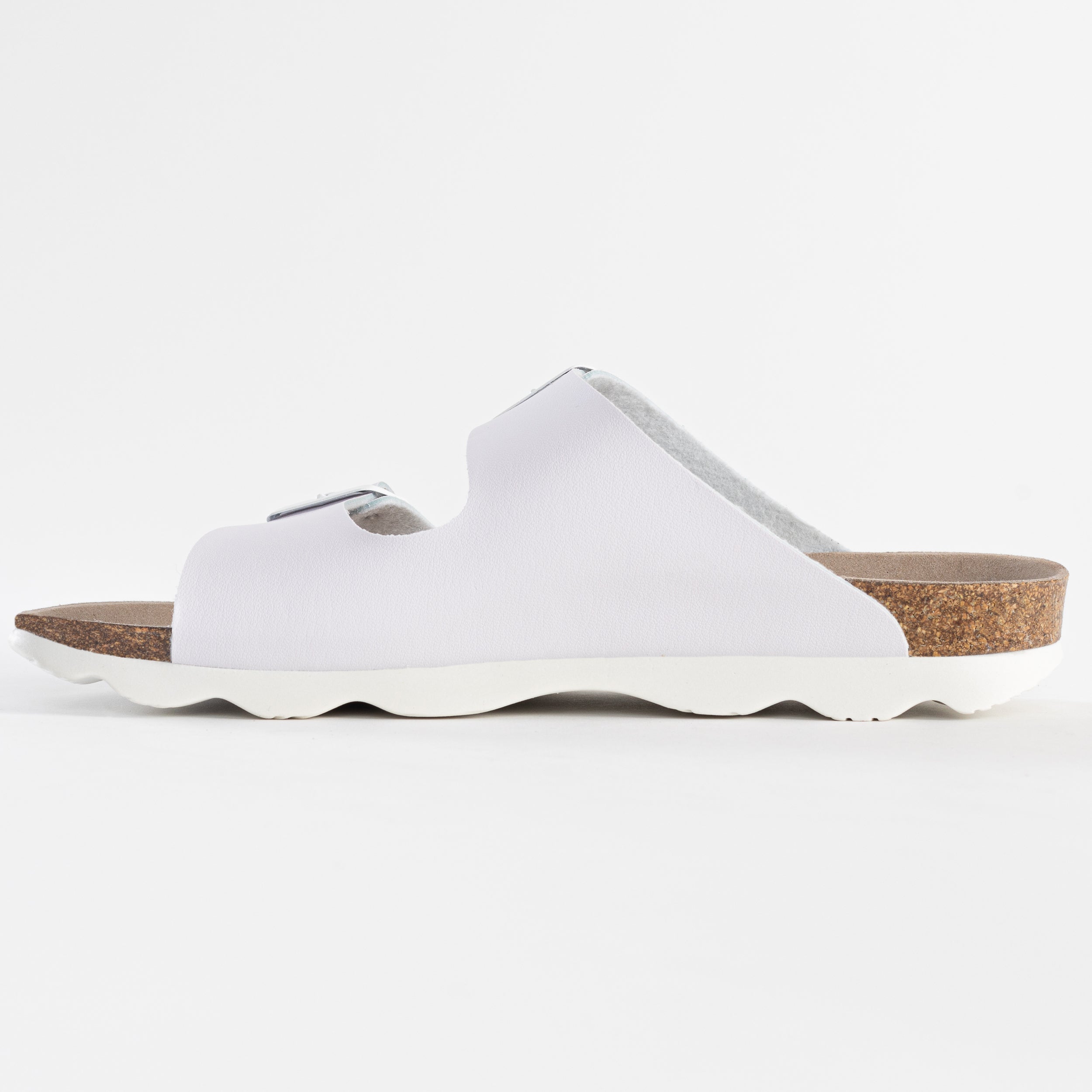 Sandalias Atlas 2 Tiras Blanco