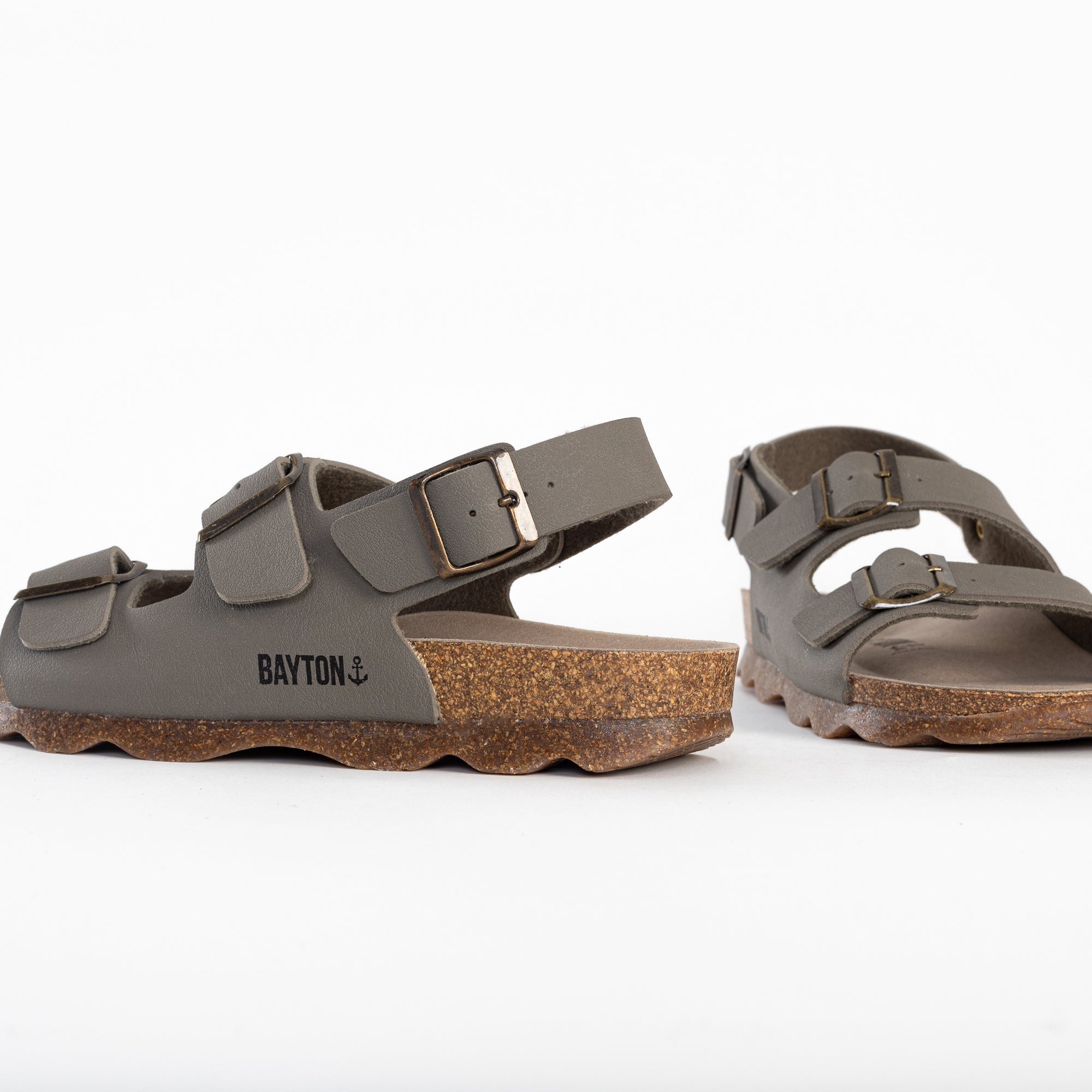 Achille Taupe Multi-Strap Sandals