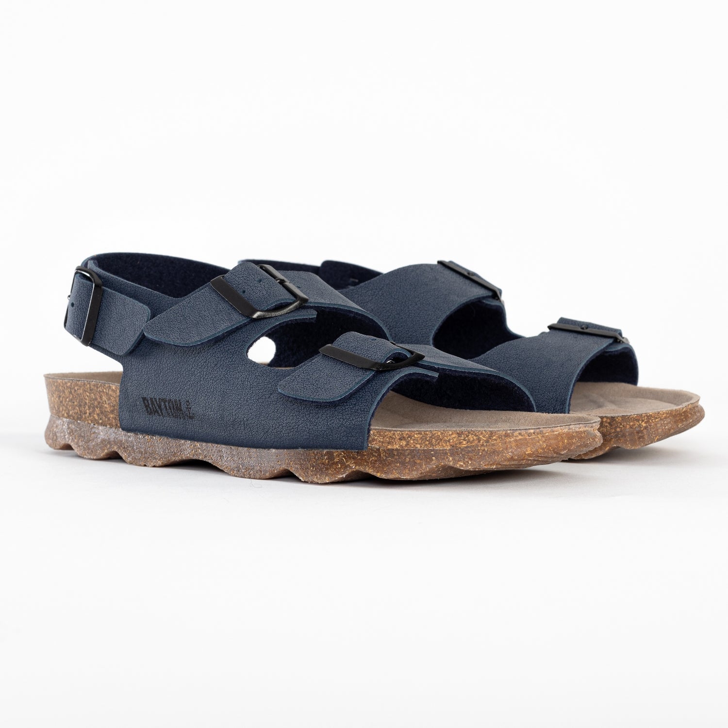 Achilles Navy Blue Multi-Strap Sandals