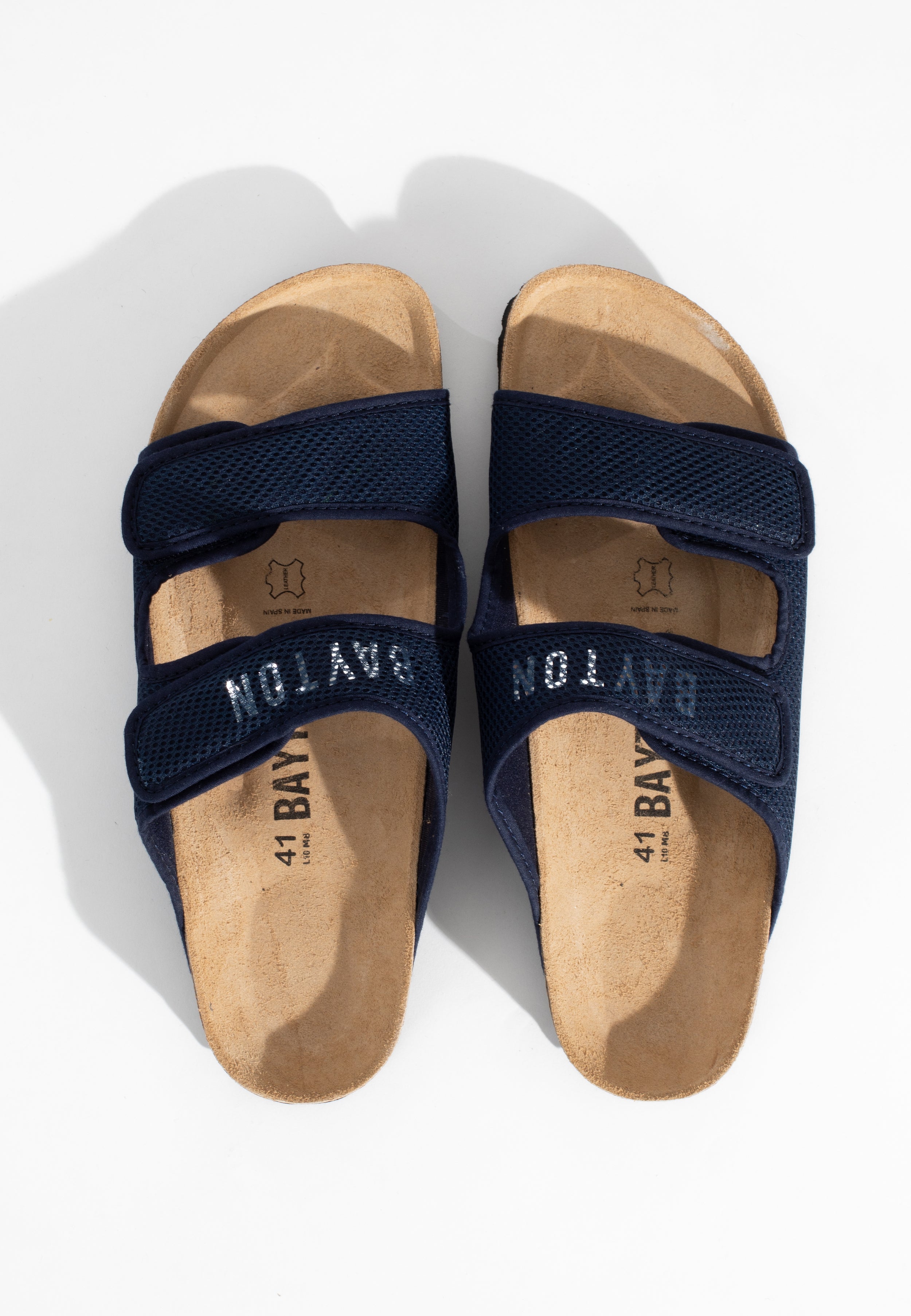 Beja Navy Blue 2 Strap Sandals