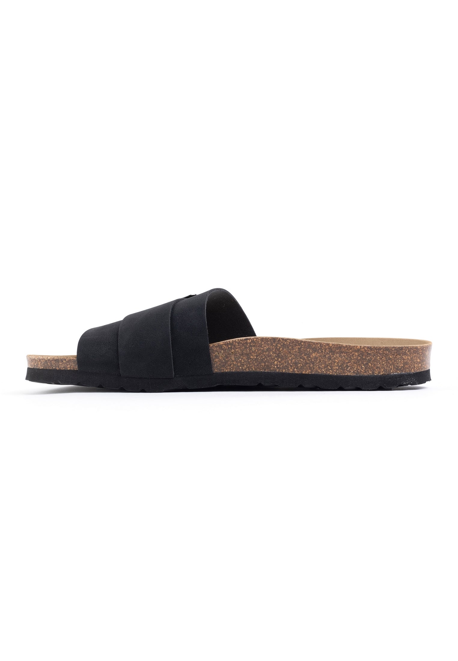 1 Strap Sombrero Sandals Black