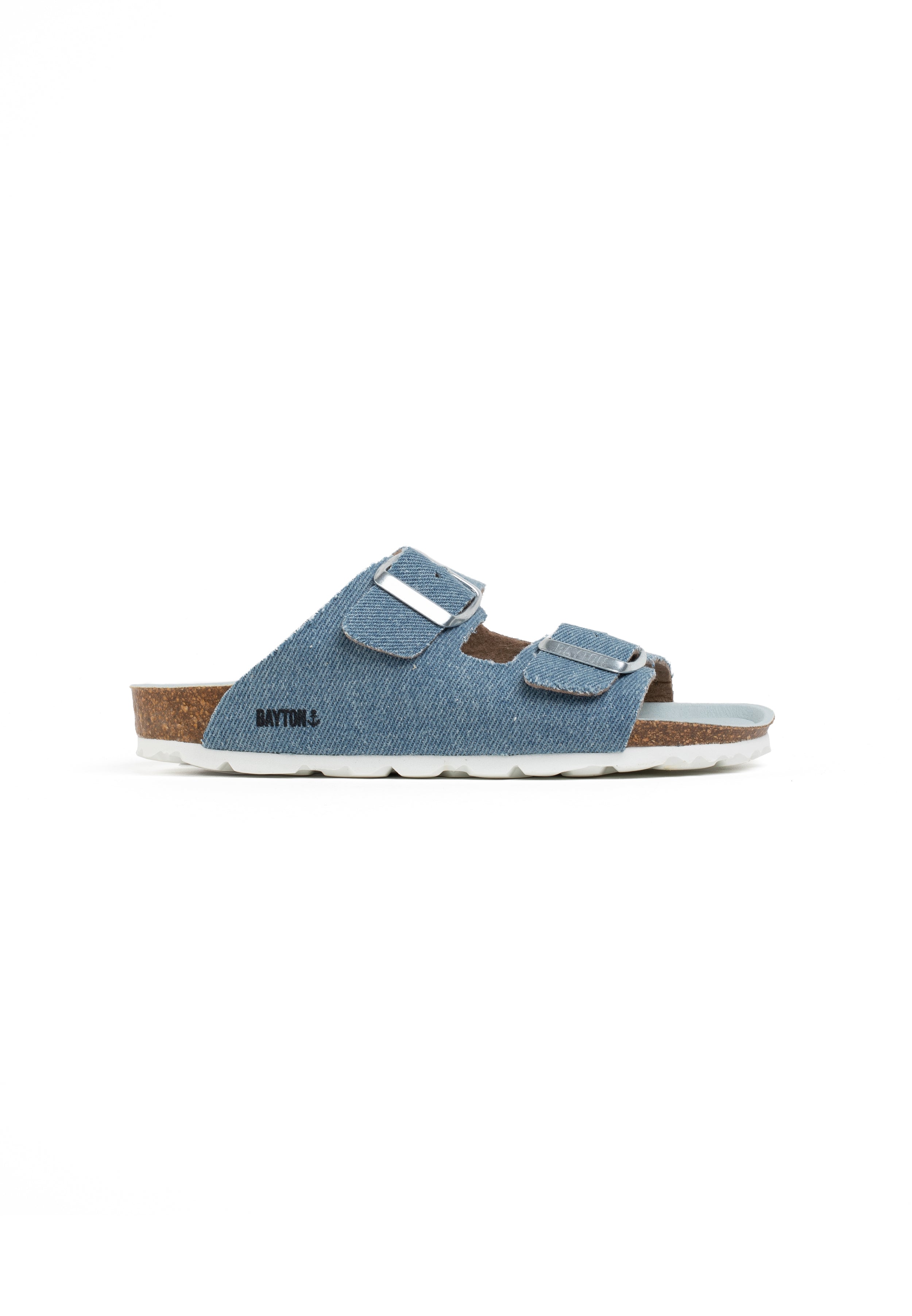 Sandales Atlas 2 Brides Bleu Ciel Denim