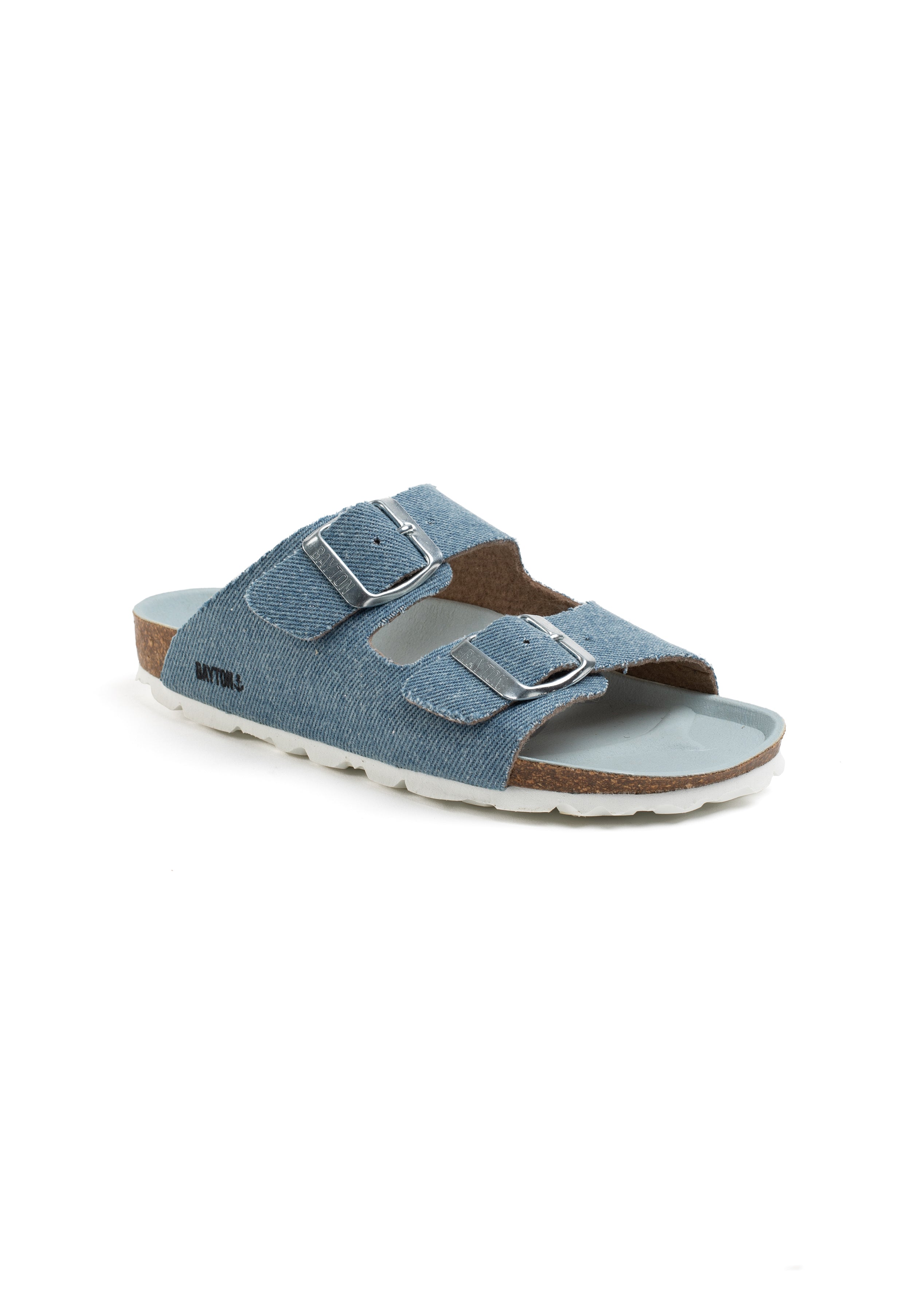 Sandalias Atlas 2 Tiras Denim Azul Cielo