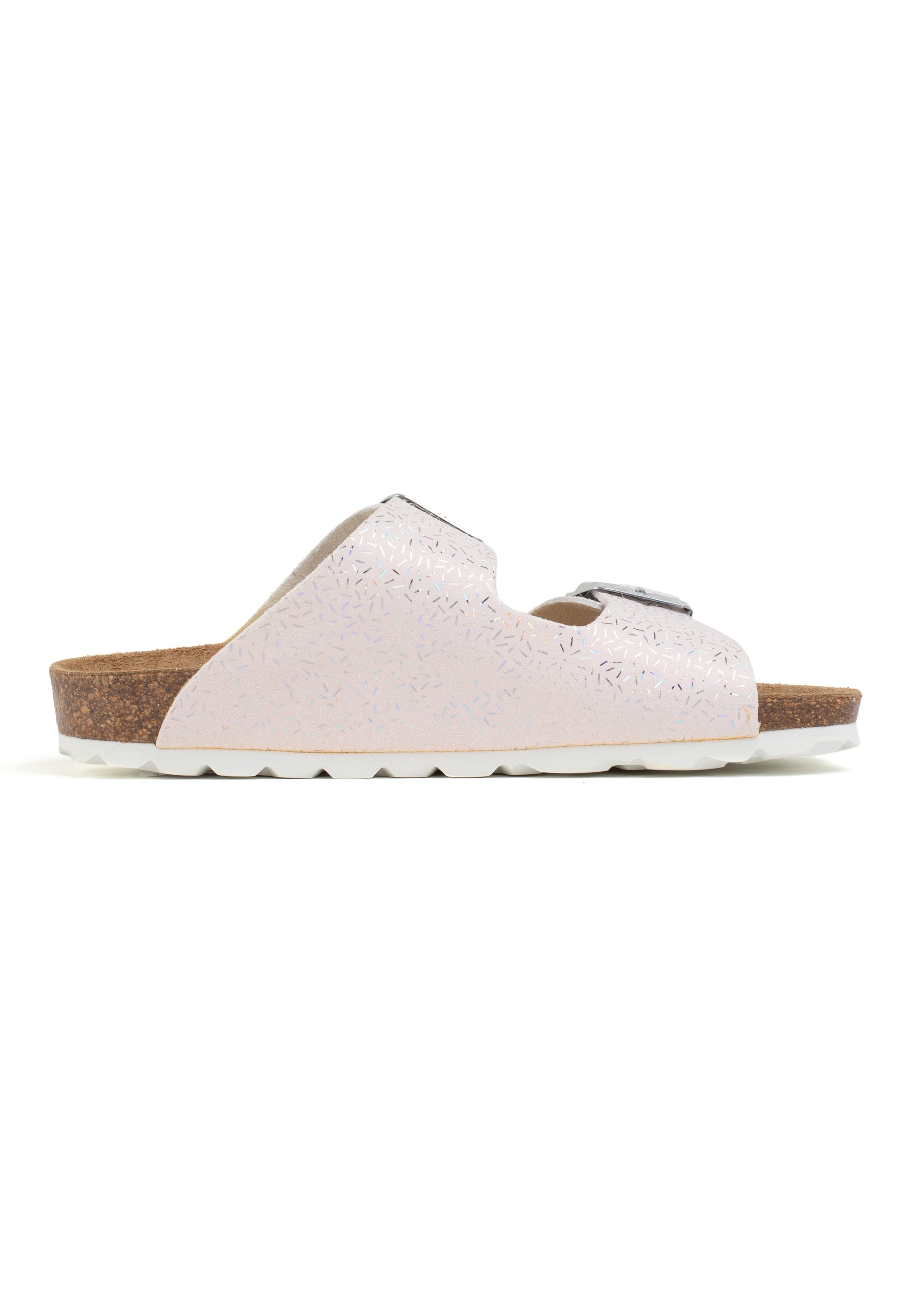 Sandalias Atlas 2 Tiras Rosa Claro