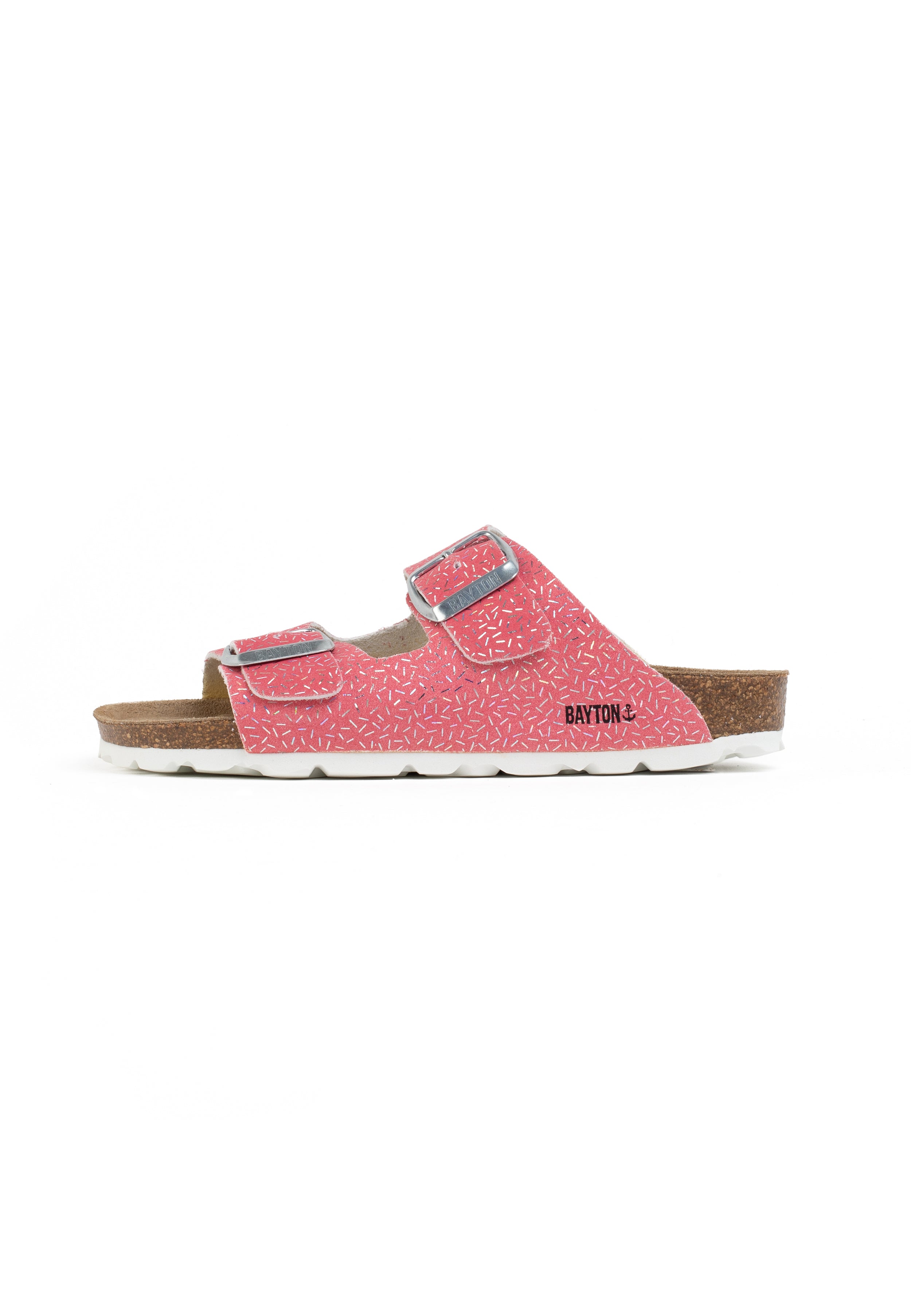 Sandalias Atlas 2 Tiras Fucsia