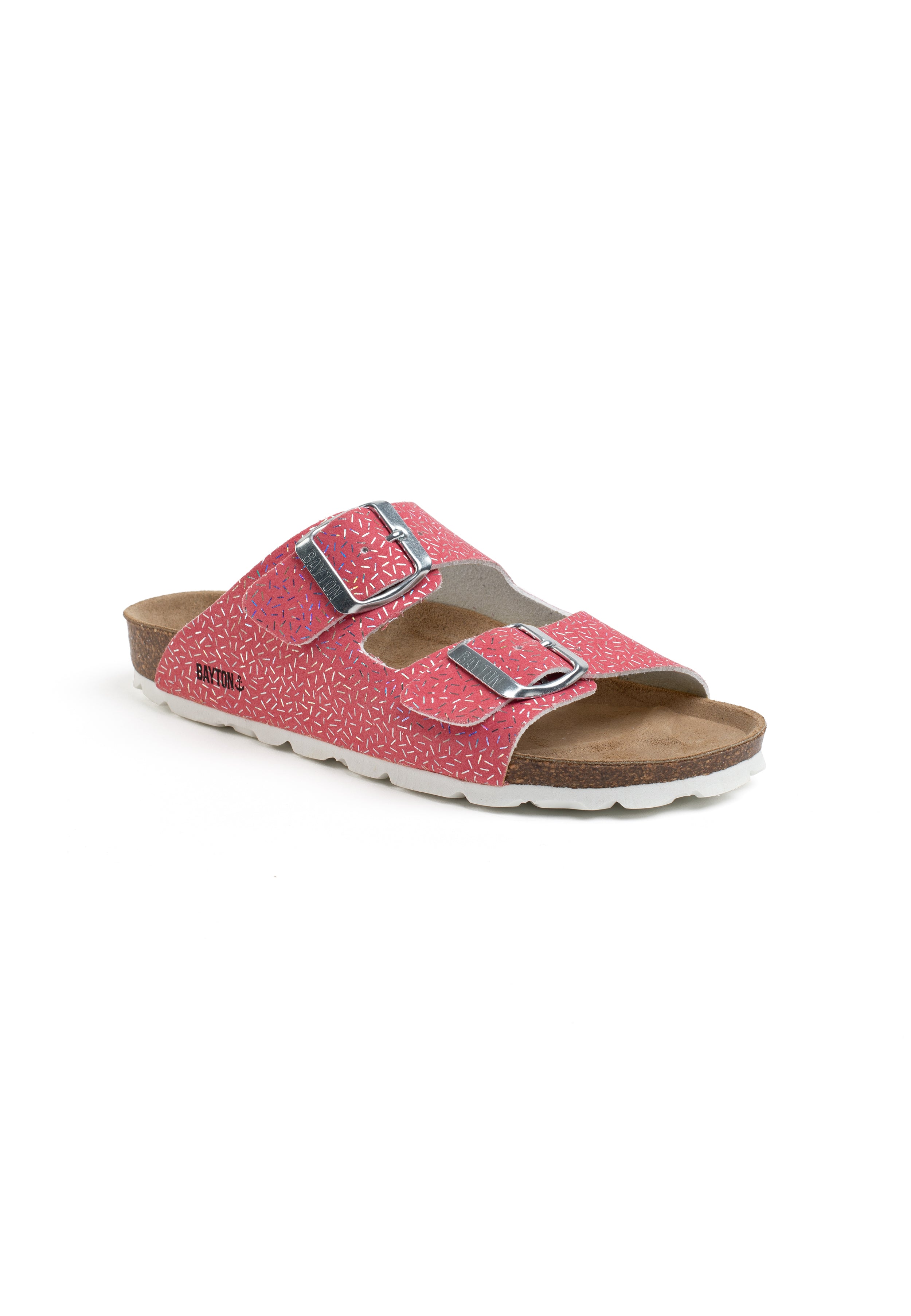 Sandalias Atlas 2 Tiras Fucsia