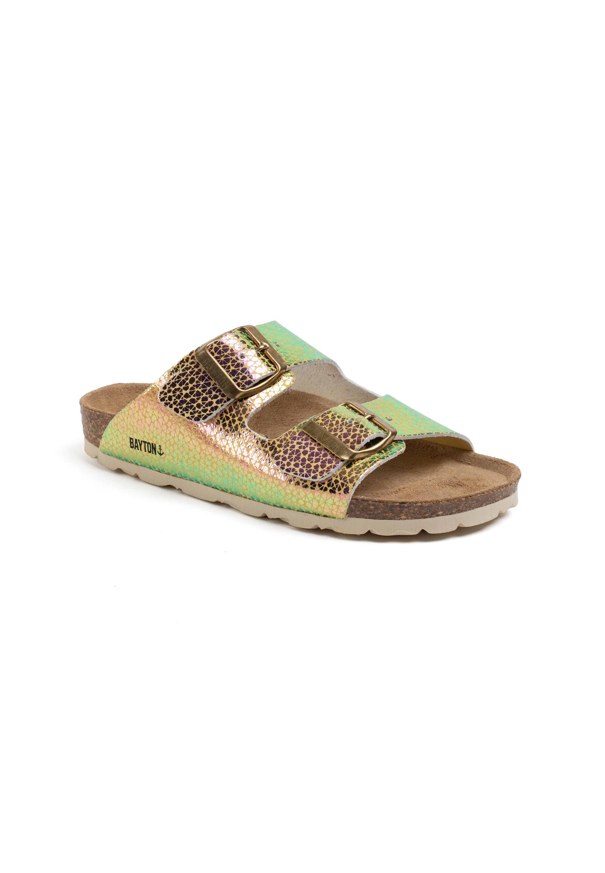 Yellow And Pink Atlas 2 Strap Sandals