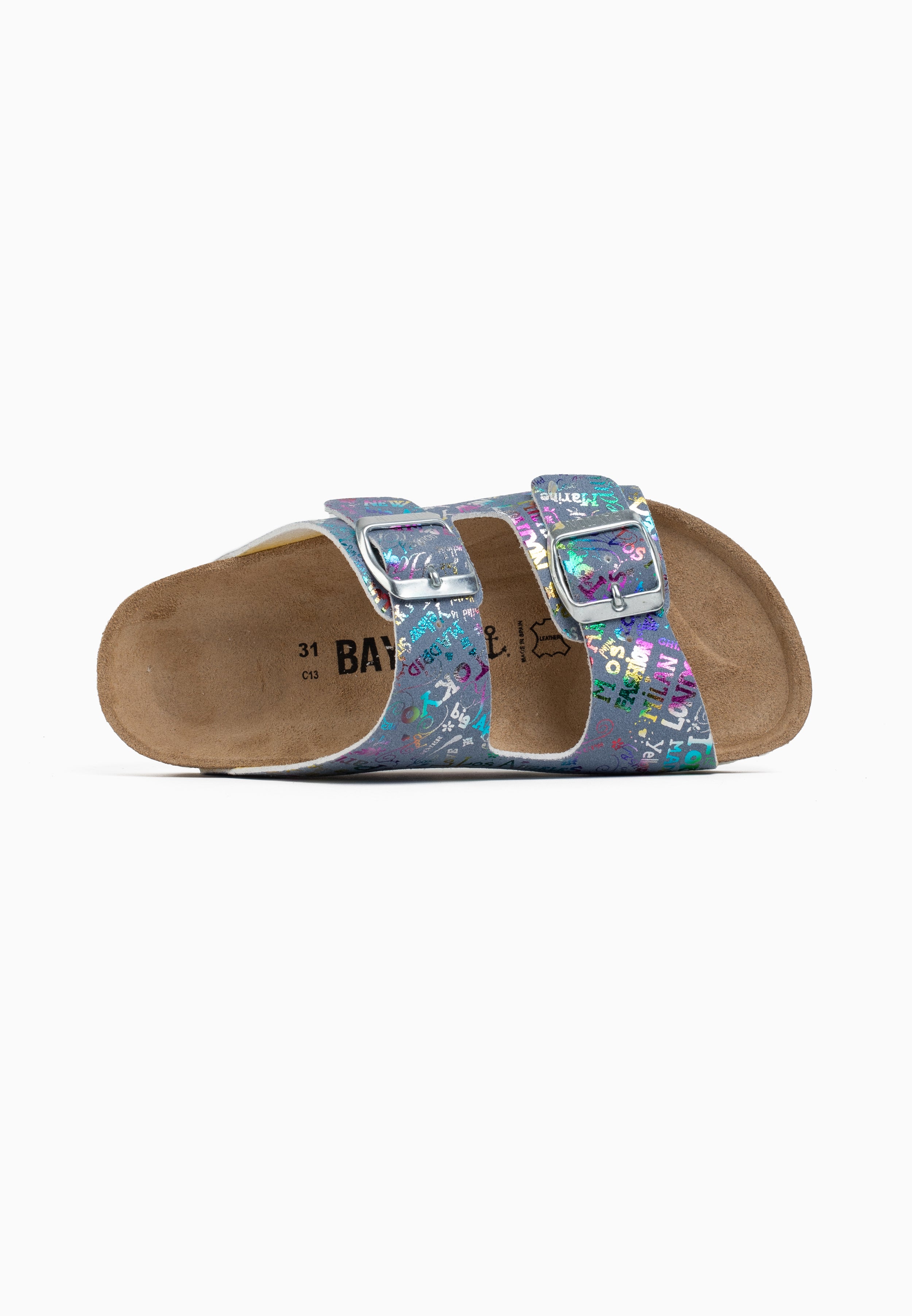 Sandales Atlas 2 Brides Bleu