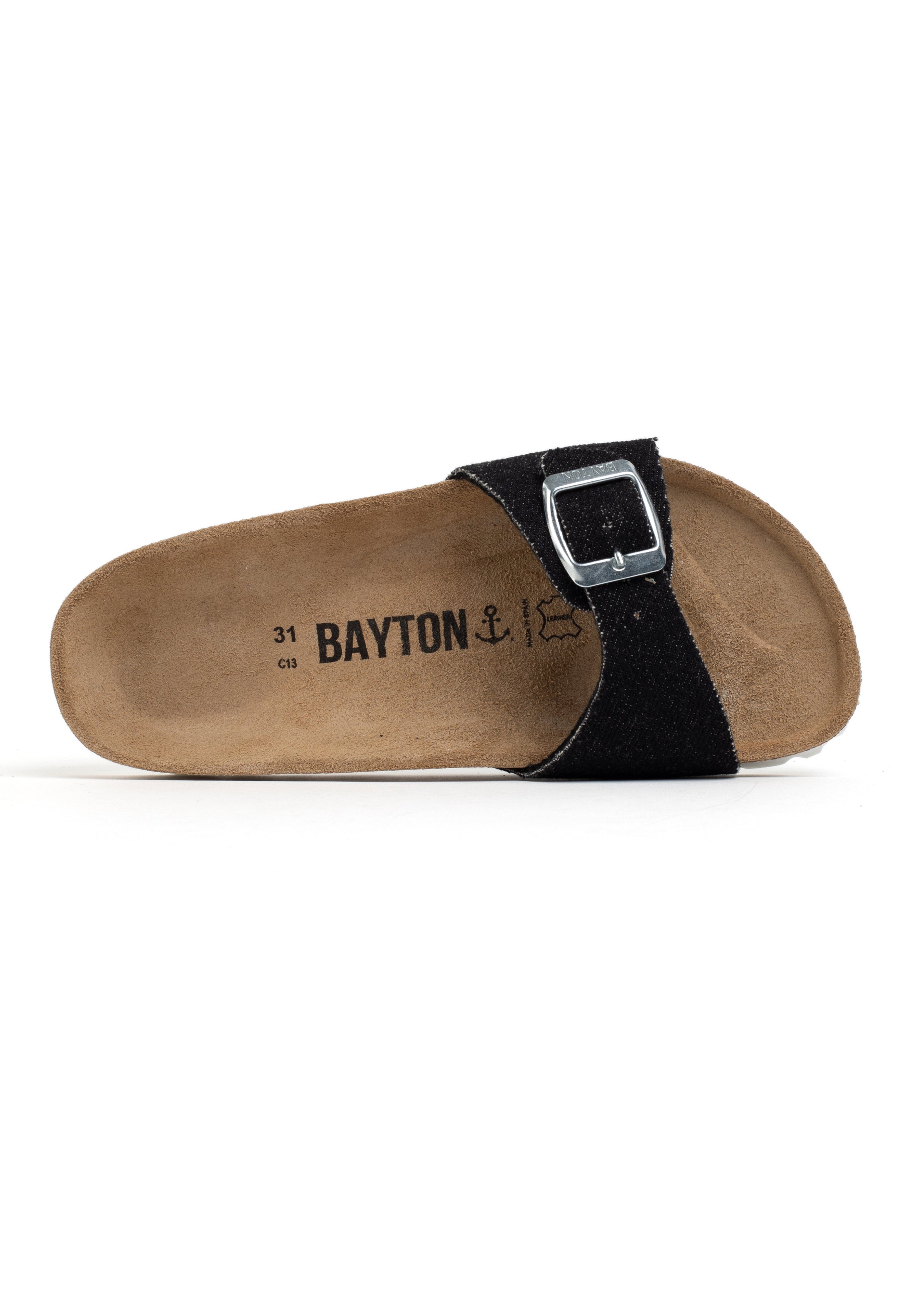 Zephyr 1 Strap Sandals Black