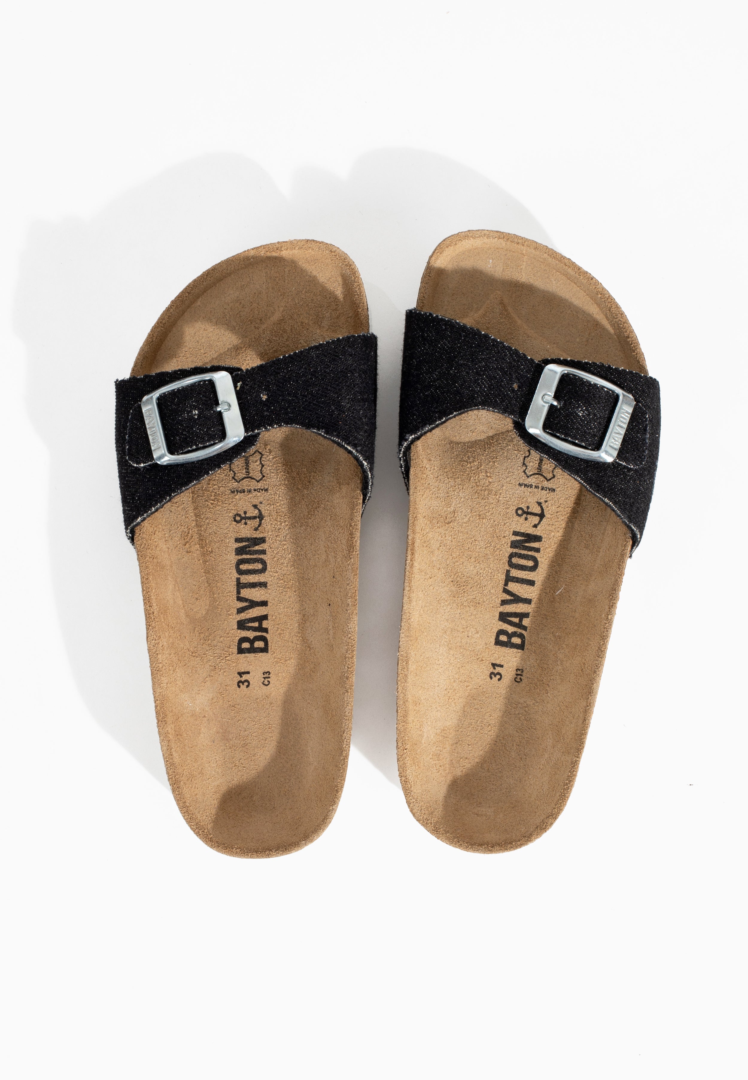 Zephyr 1 Strap Sandals Black