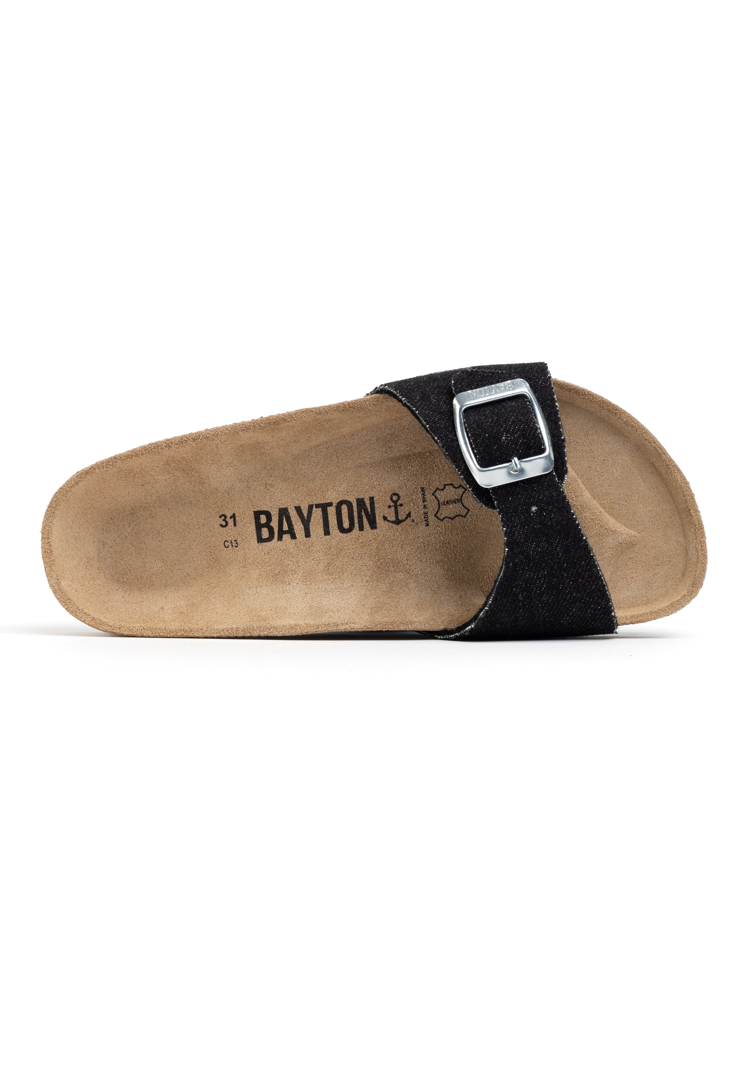 Zephyr 1 Strap Sandals Black