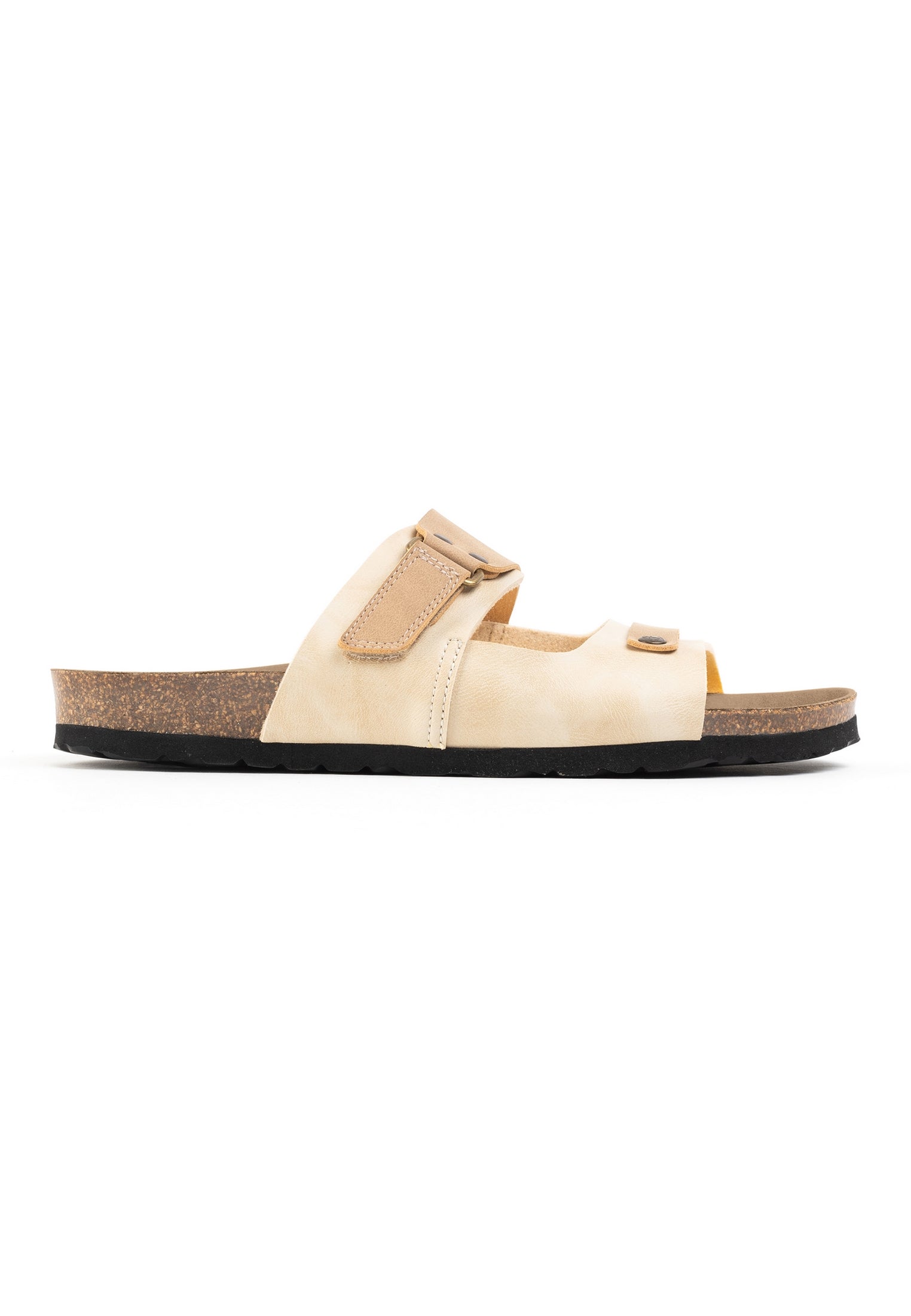 Andernos Beige 2 Strap Sandals