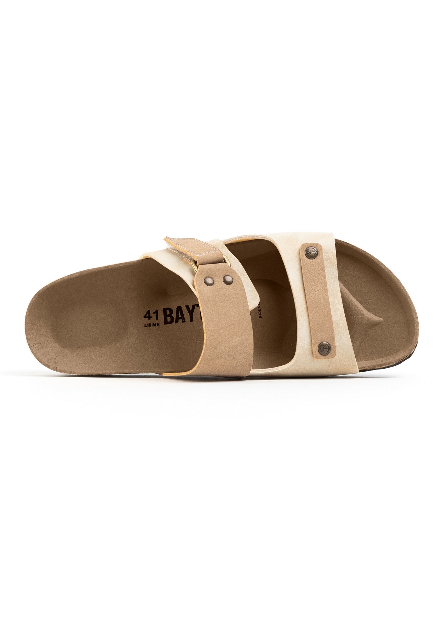 Andernos Beige 2 Strap Sandals