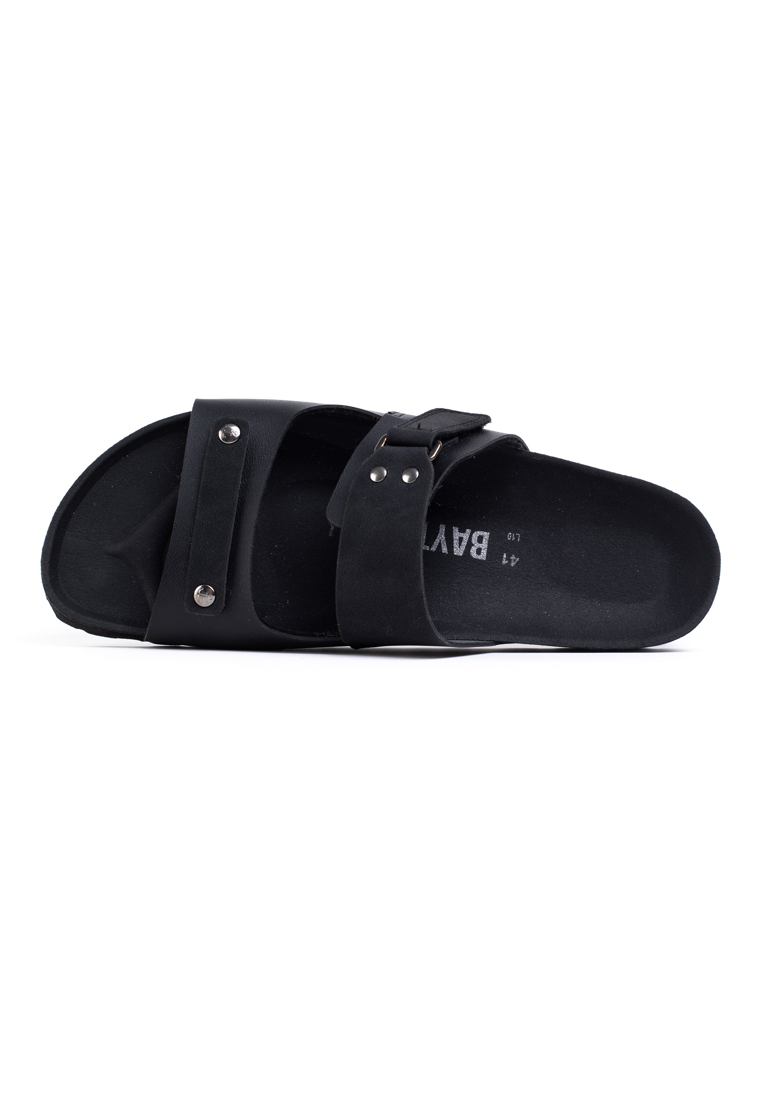 Andernos Black 2 Strap Sandals