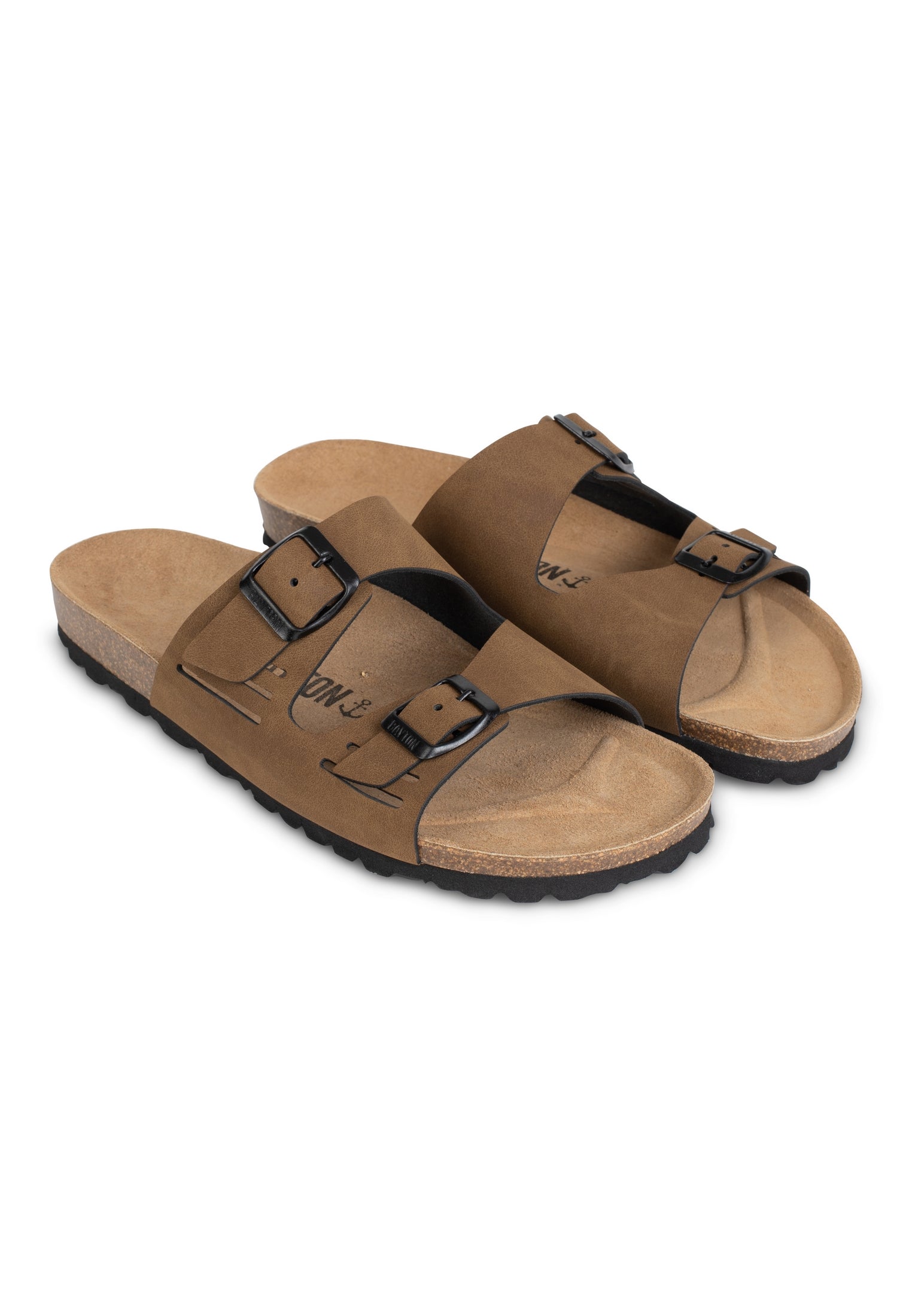 Athol Brown 2 Strap Sandals