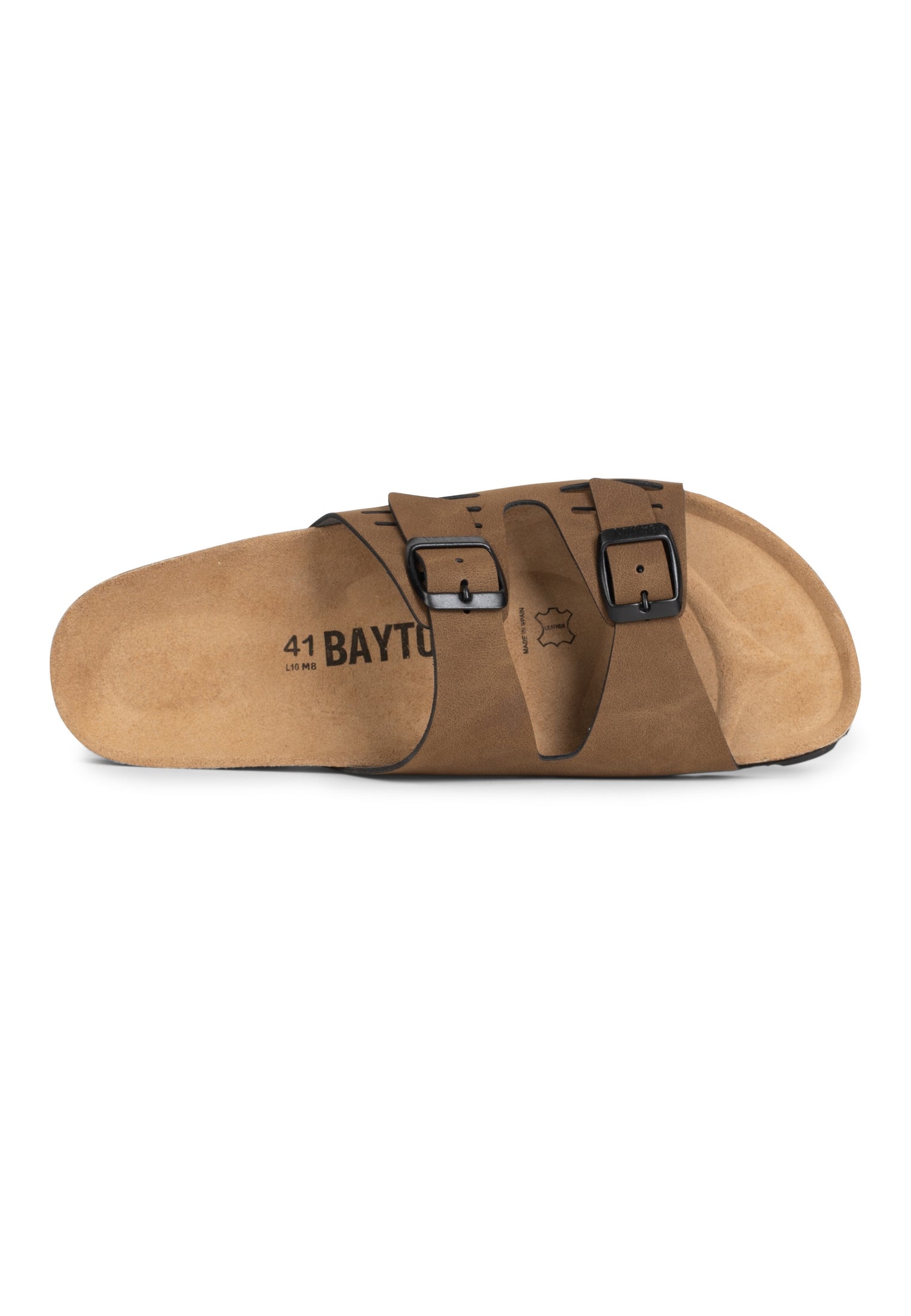 Athol Brown 2 Strap Sandals