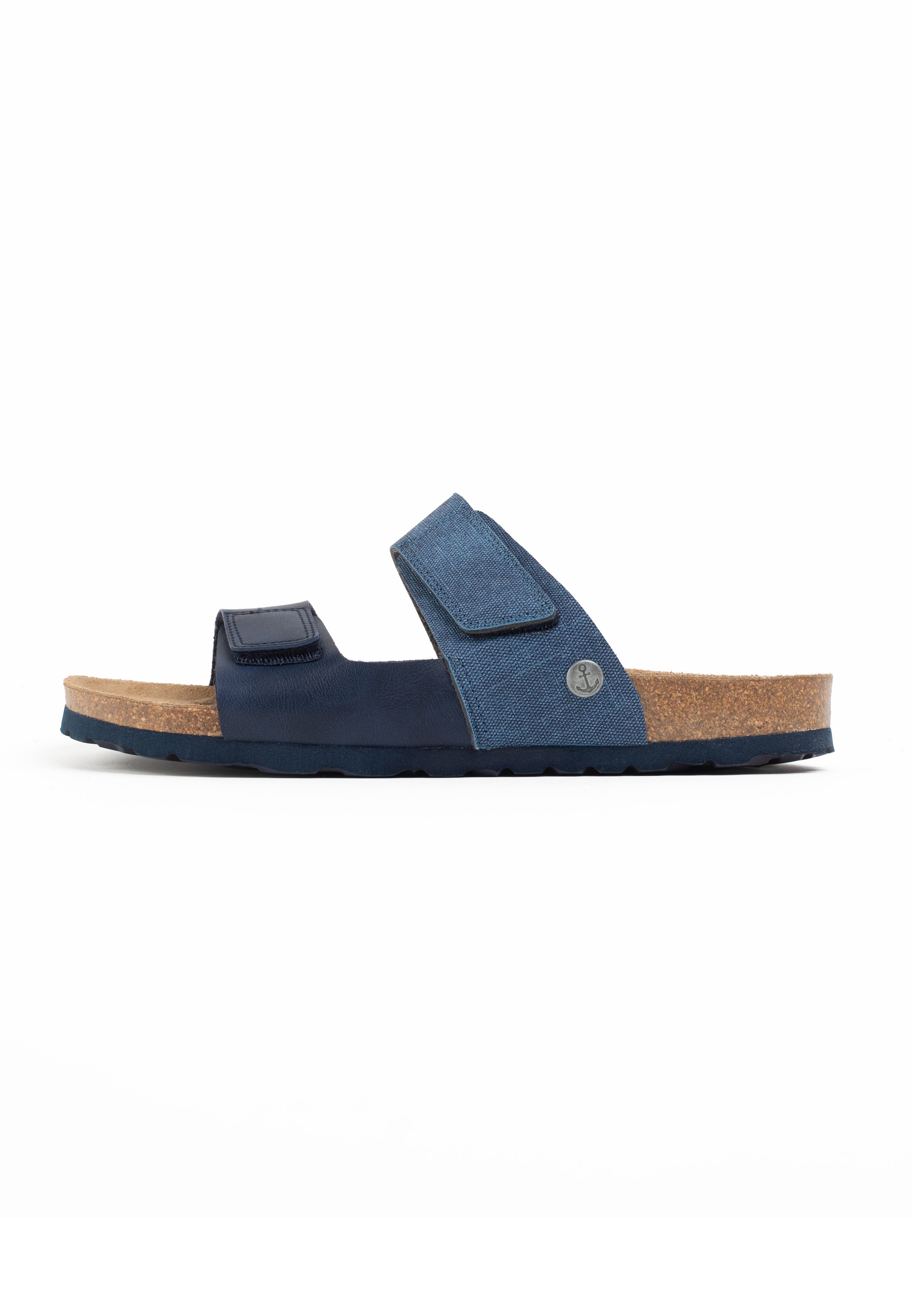 Gabian Navy Blue 2 Strap Sandals