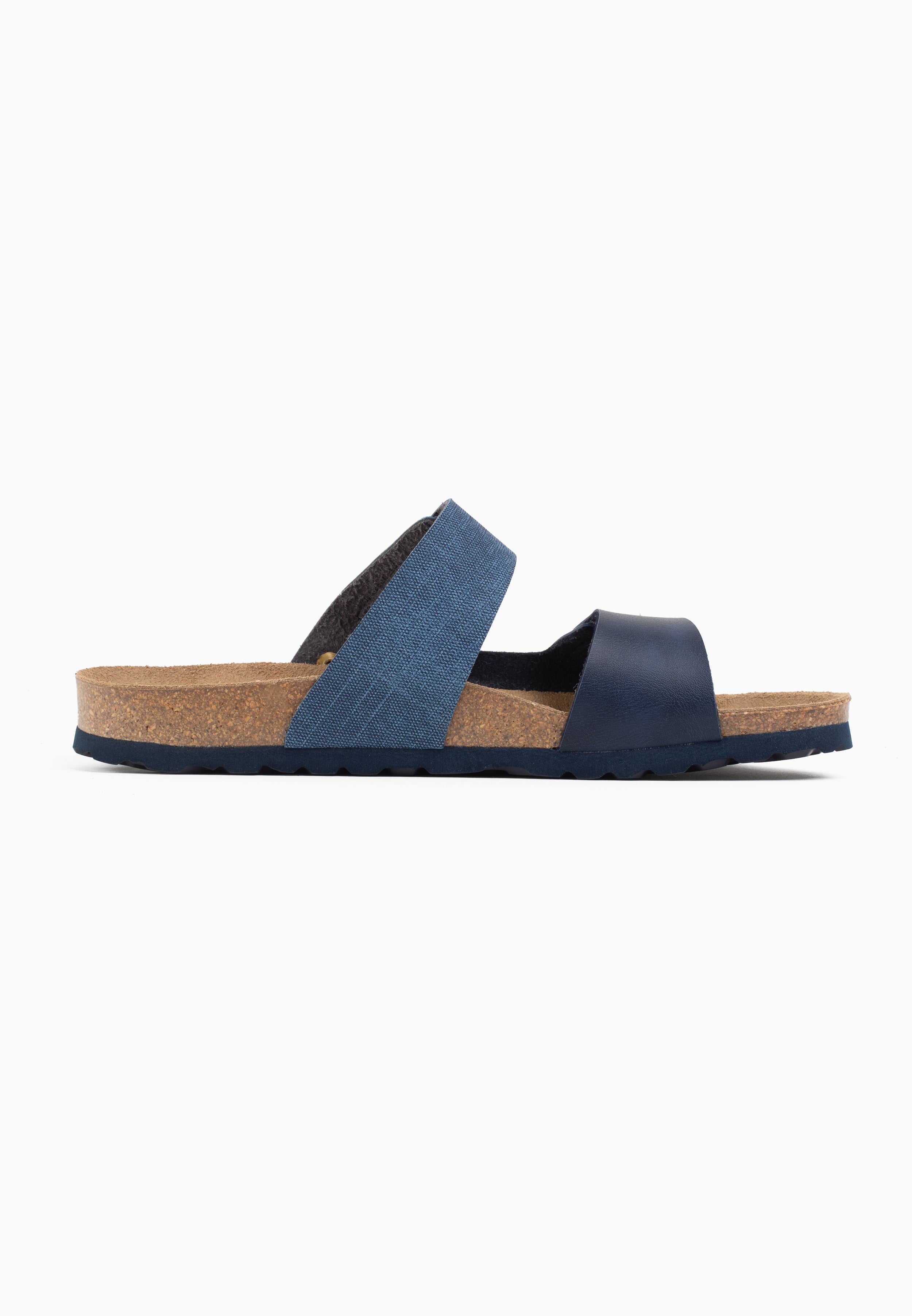 Gabian Navy Blue 2 Strap Sandals