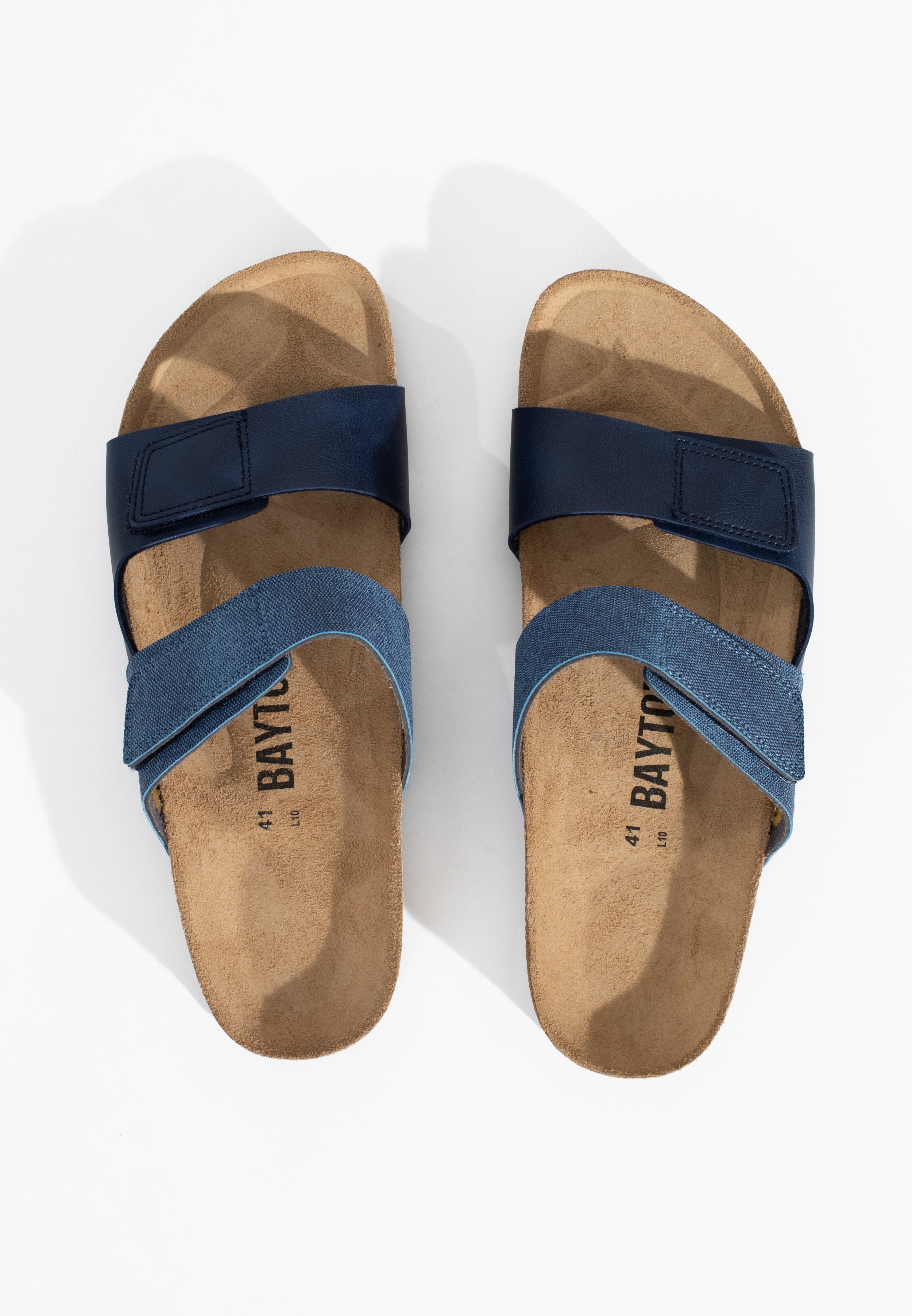 Gabian Navy Blue 2 Strap Sandals