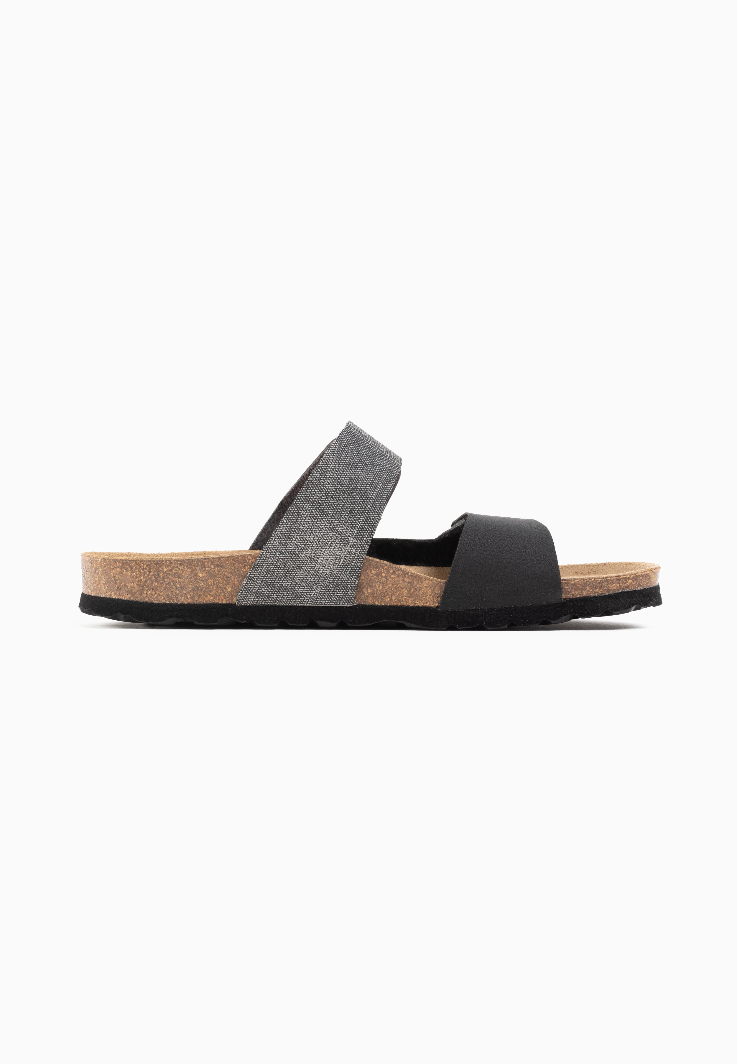 Gabian Grey 2 Strap Sandals