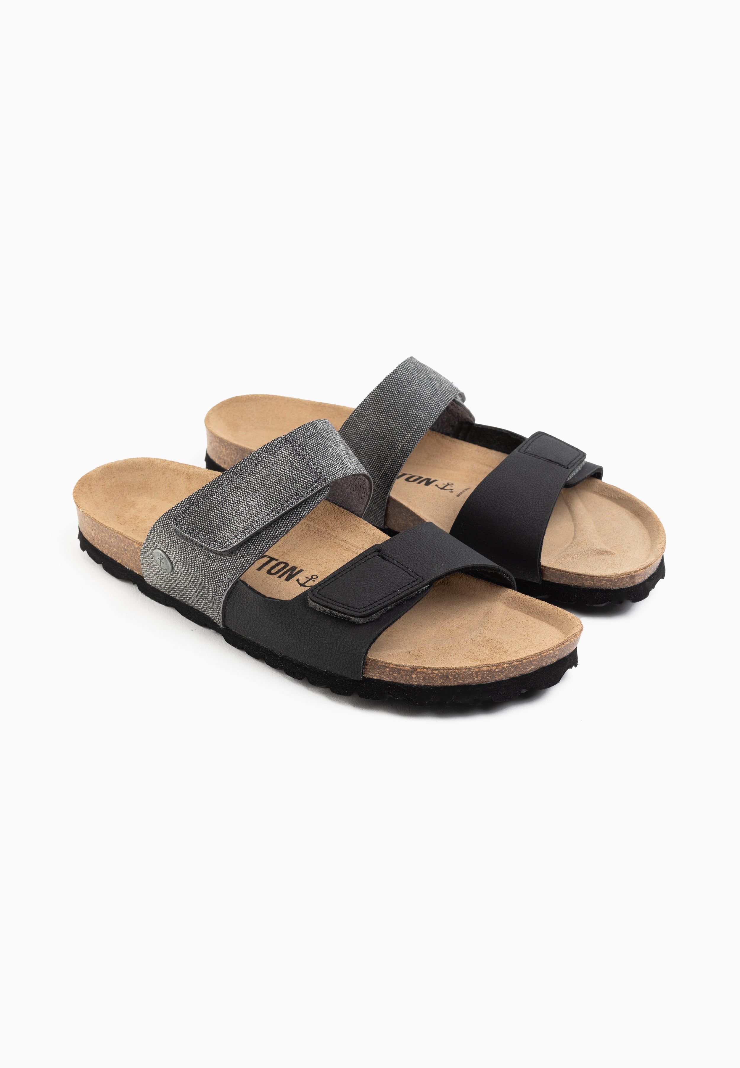 Gabian Grey 2 Strap Sandals