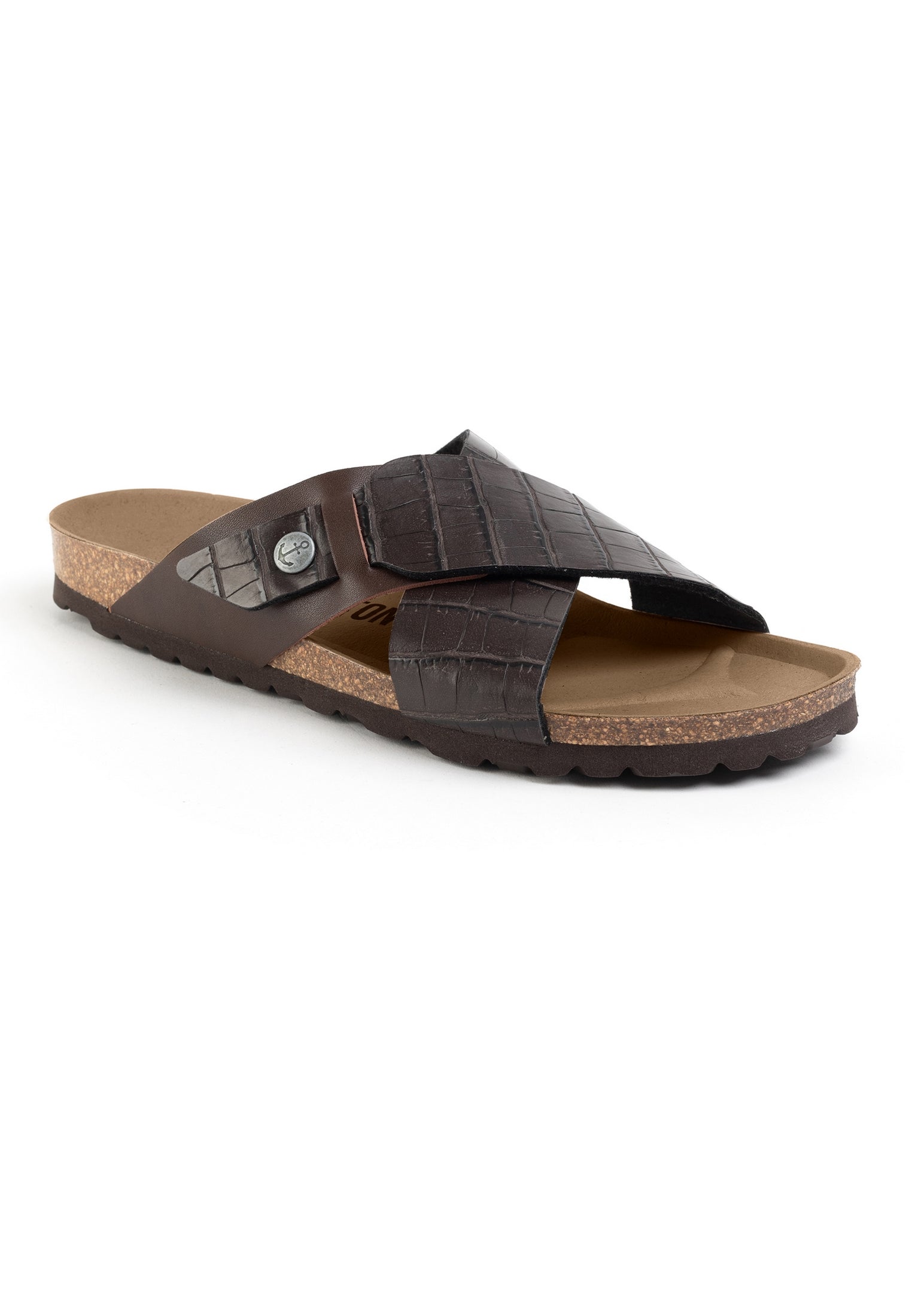 Gandhi Brown 2 Strap Sandals