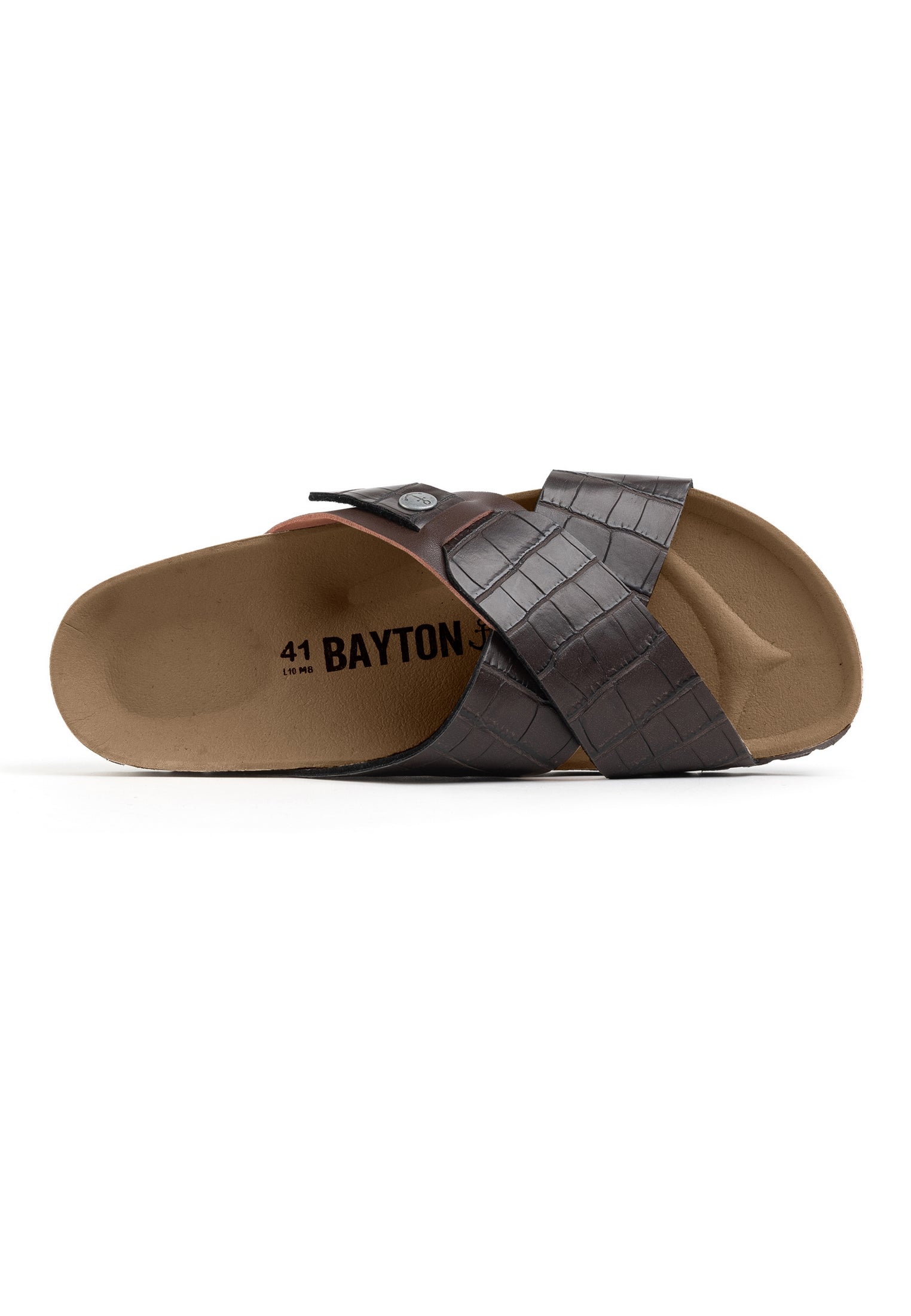 Gandhi Brown 2 Strap Sandals