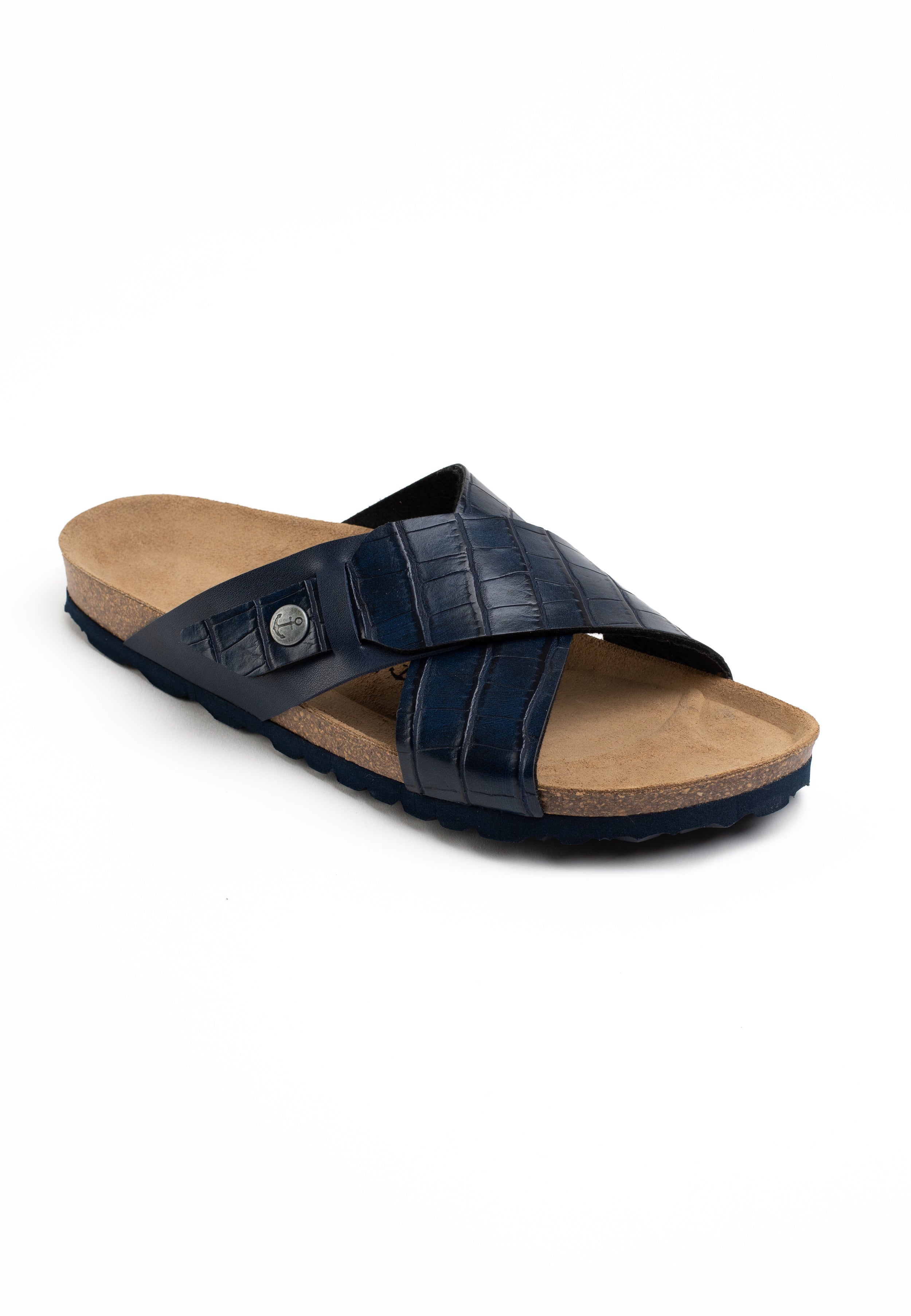 Sandales 2 Brides Gandhi Bleu Marine