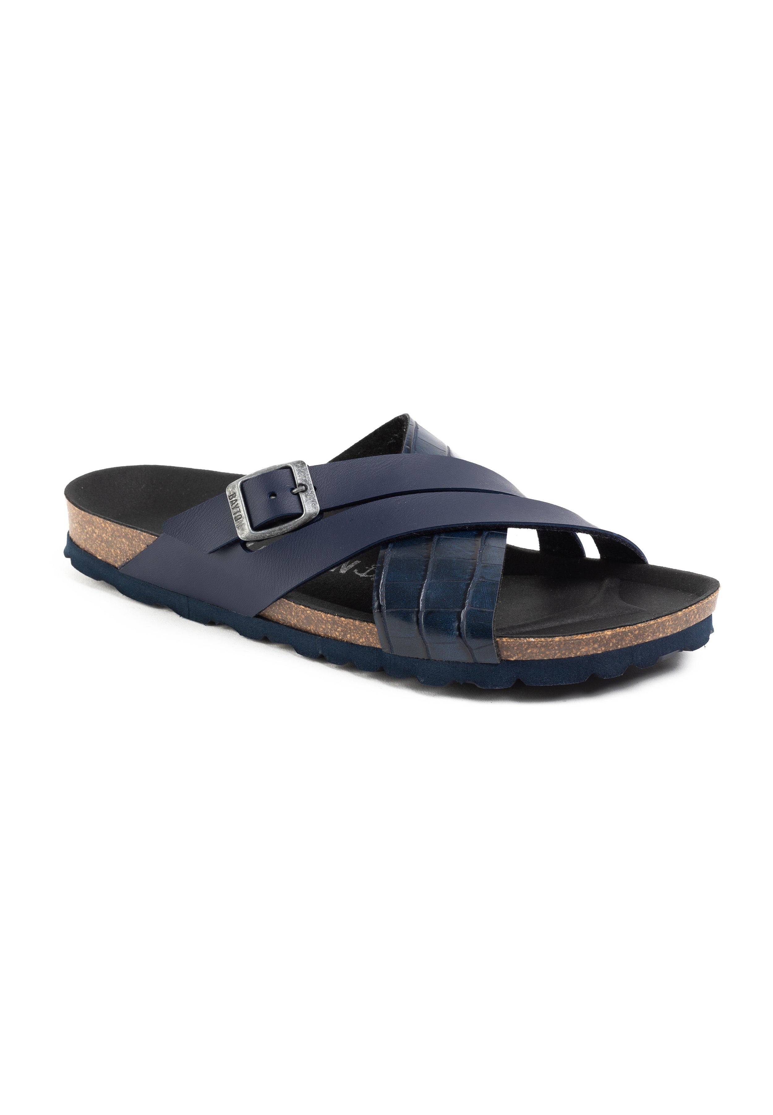 Sandales Gautier Bleu Marine Multi-Brides