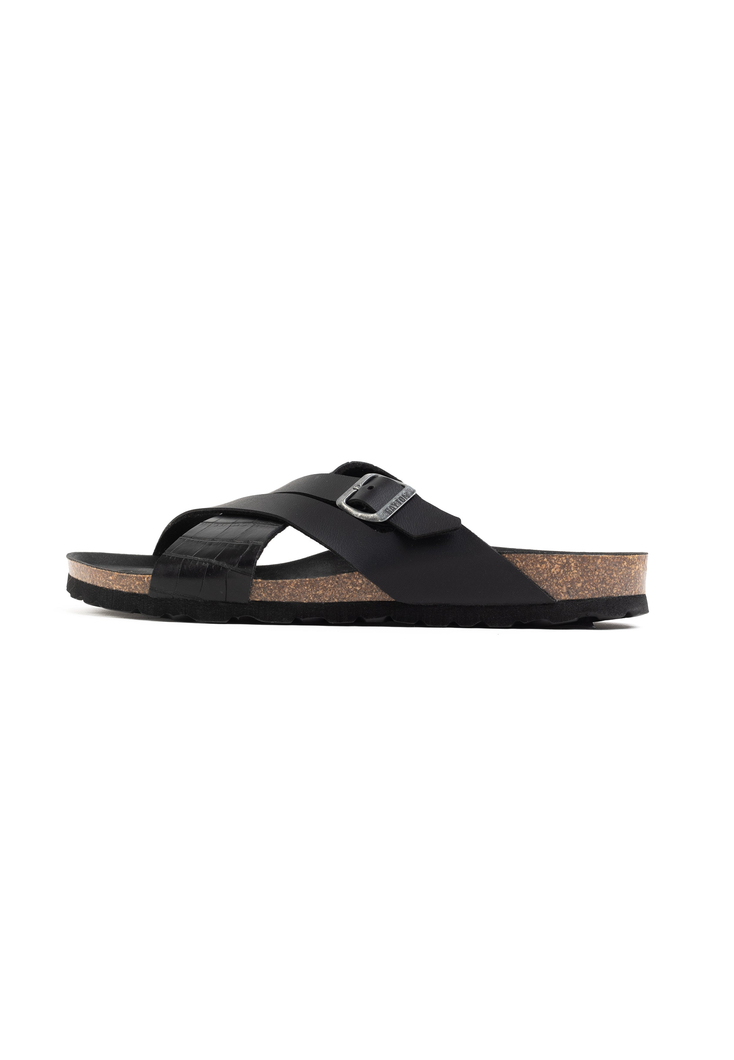 Sandalias Gautier 2 Correas Negro