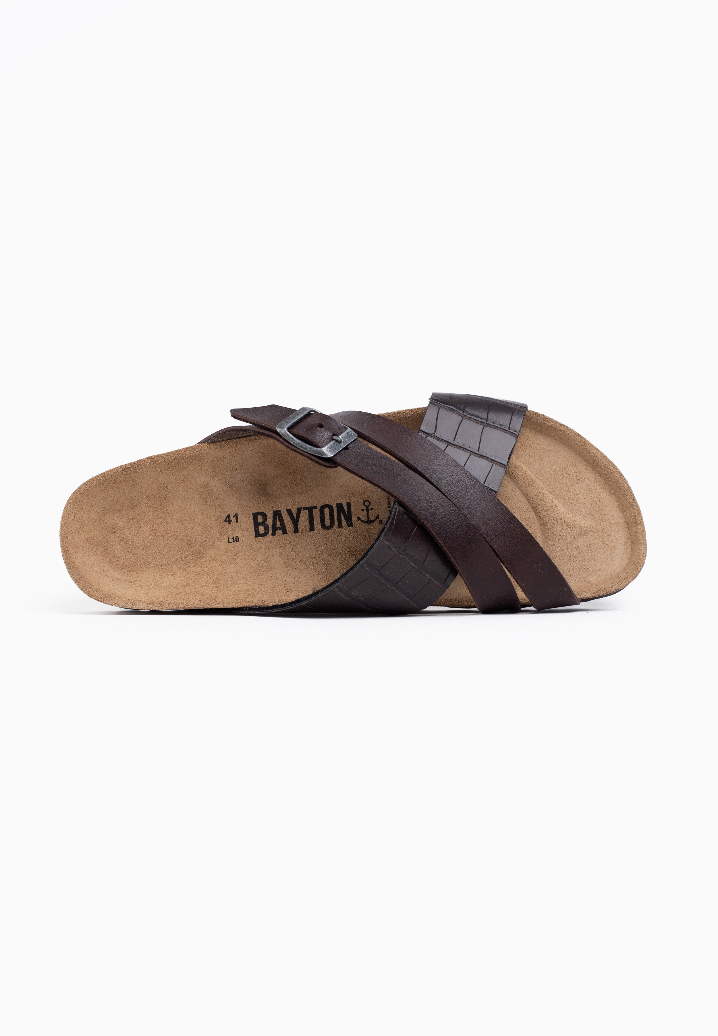 Gautier Brown Multi-Strap Sandals