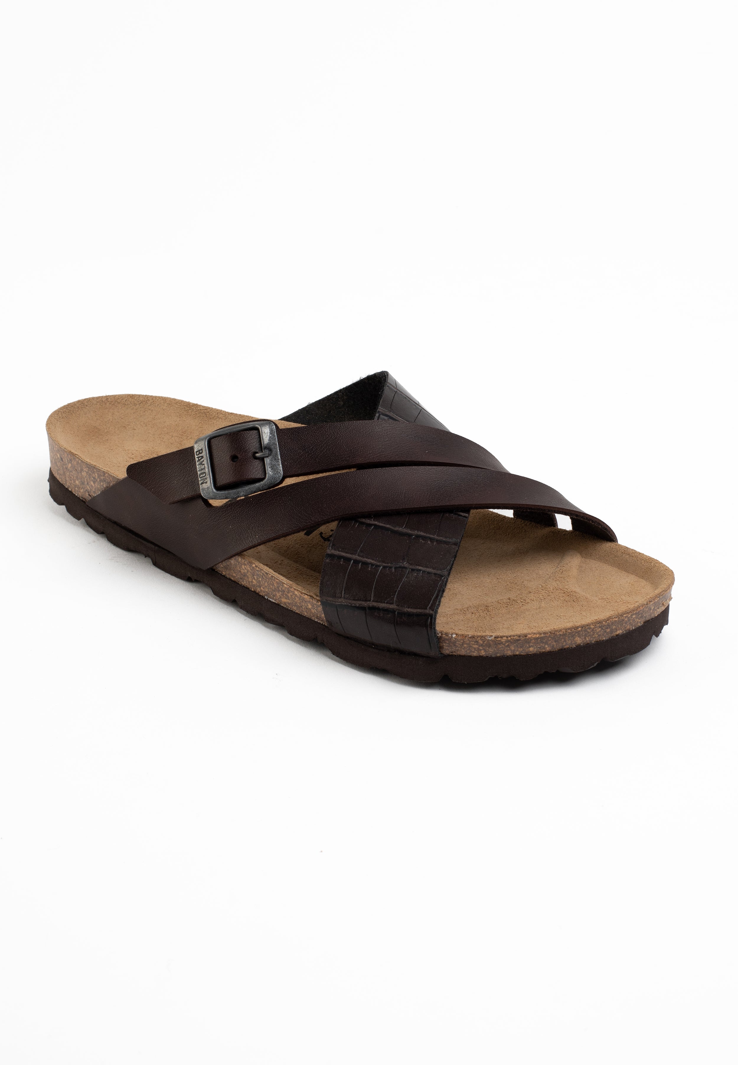 Gautier Brown Multi-Strap Sandals