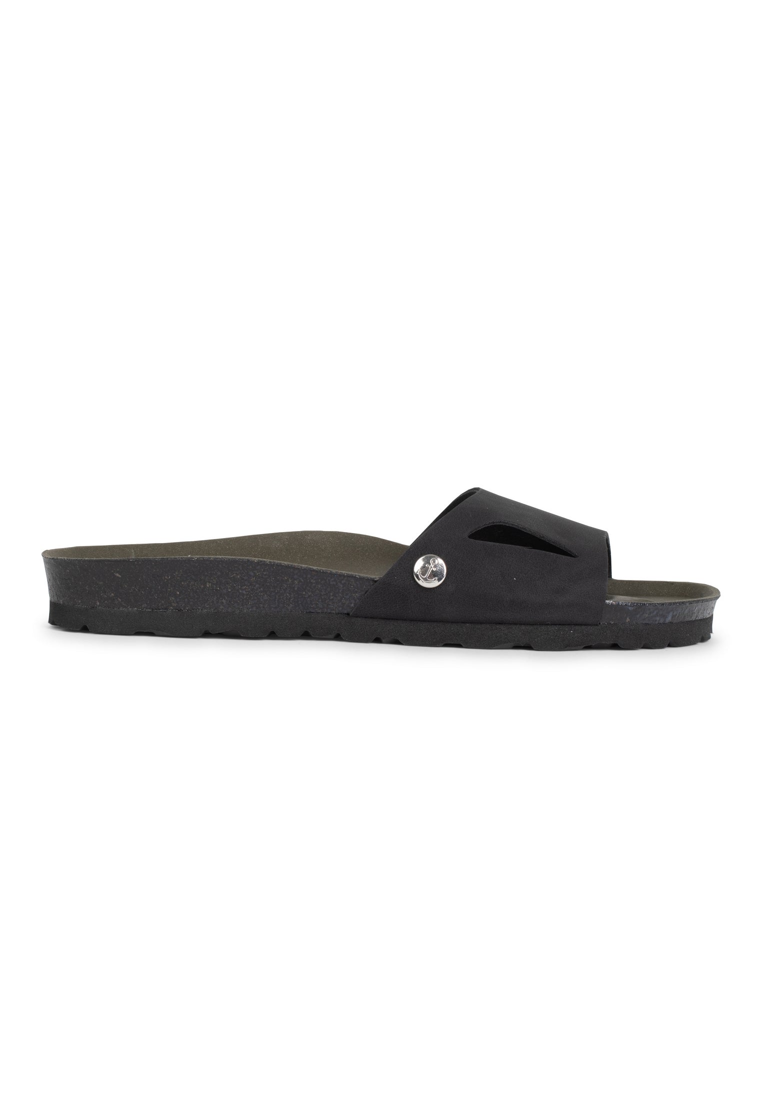 Gecko Black 1 Strap Sandals