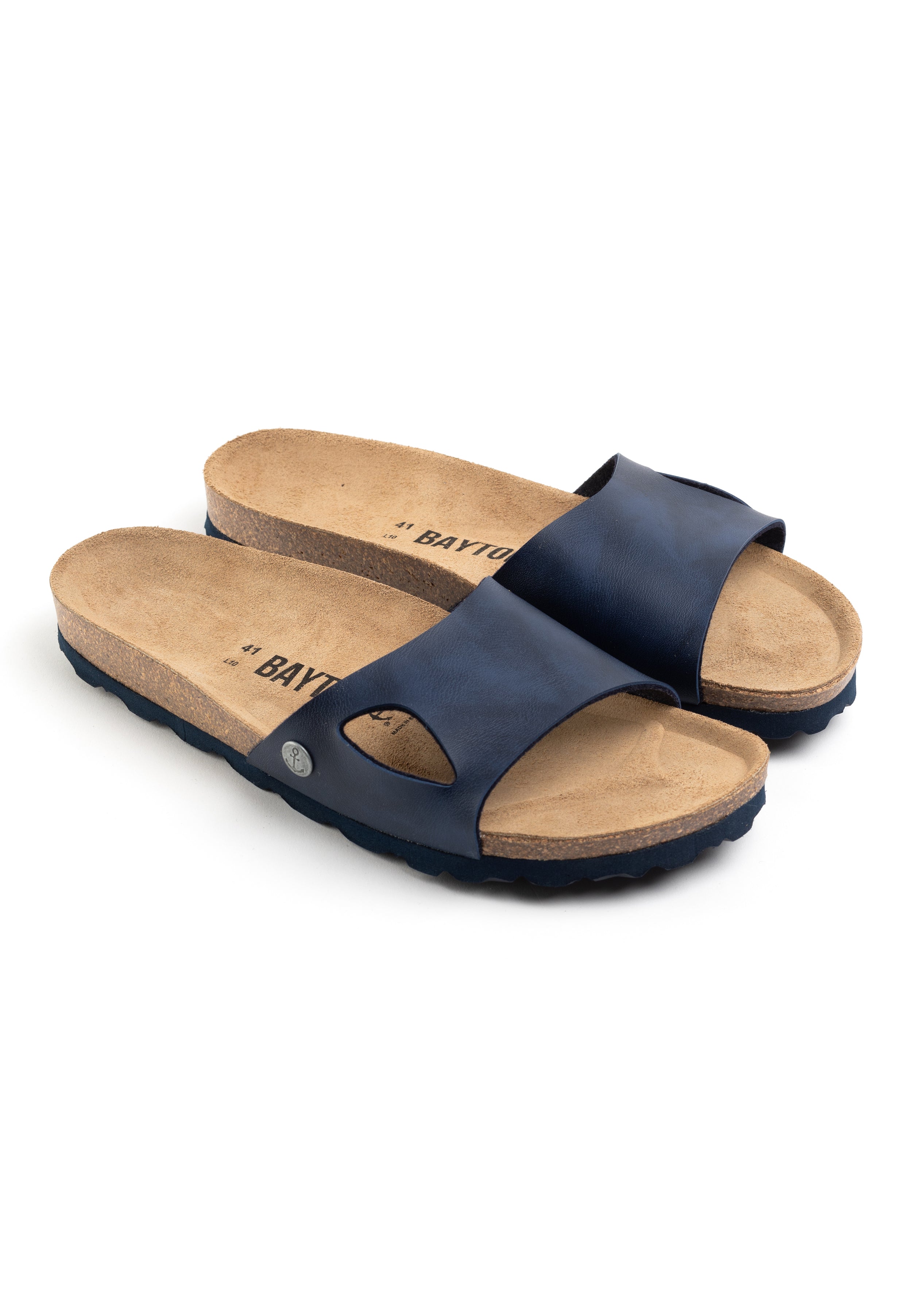 1 Strap Gecko Navy Blue Sandals