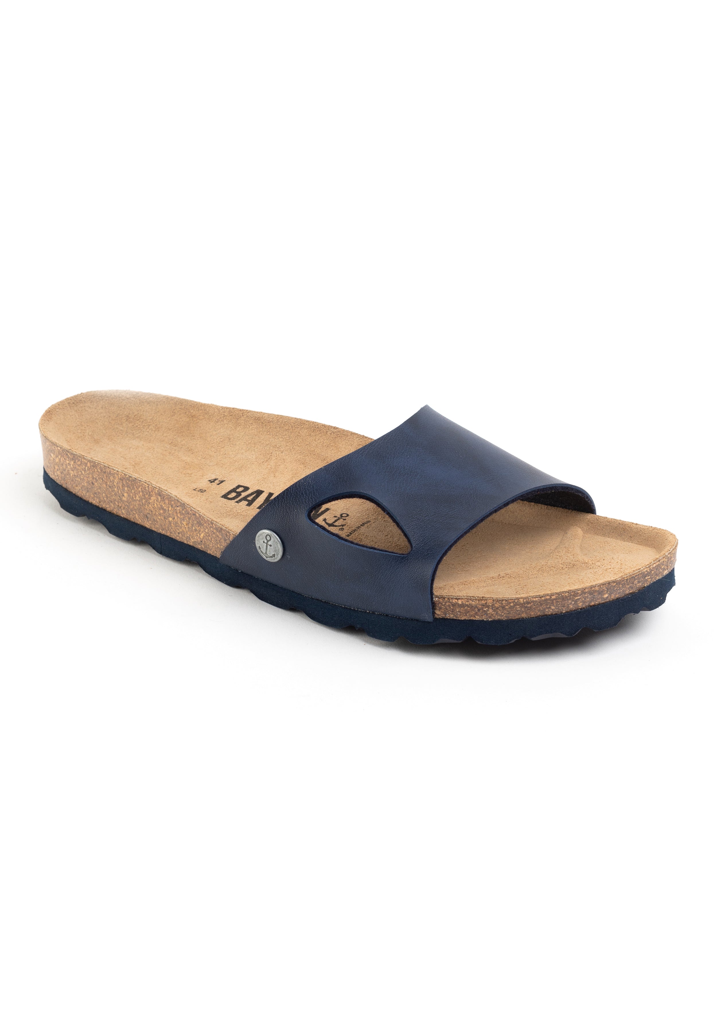 1 Strap Gecko Navy Blue Sandals