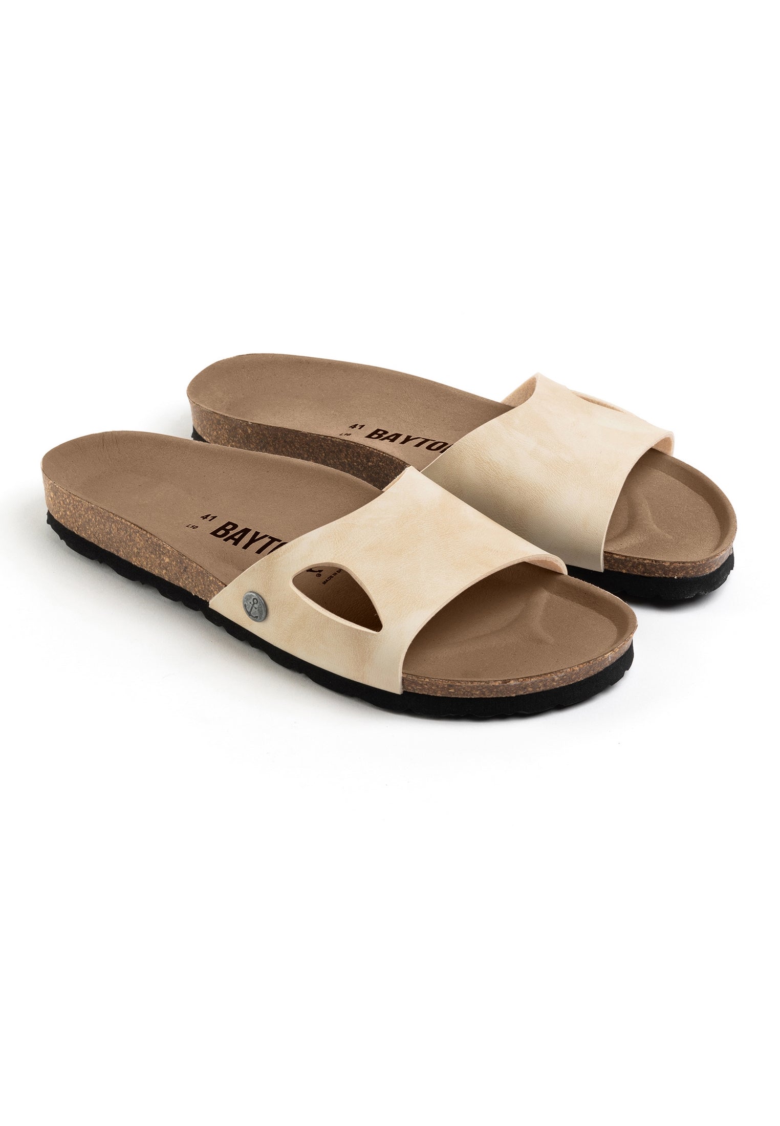 Gecko Beige 1 Strap Sandals