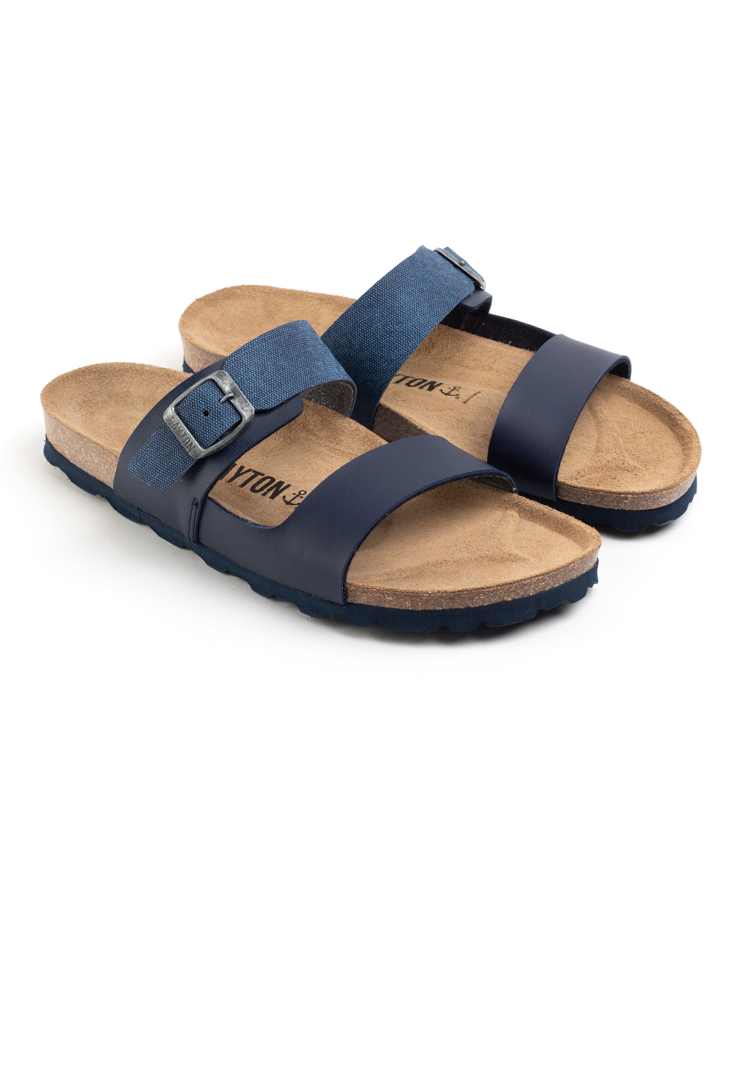 Sandales 2 Brides Guirec Bleu Marine