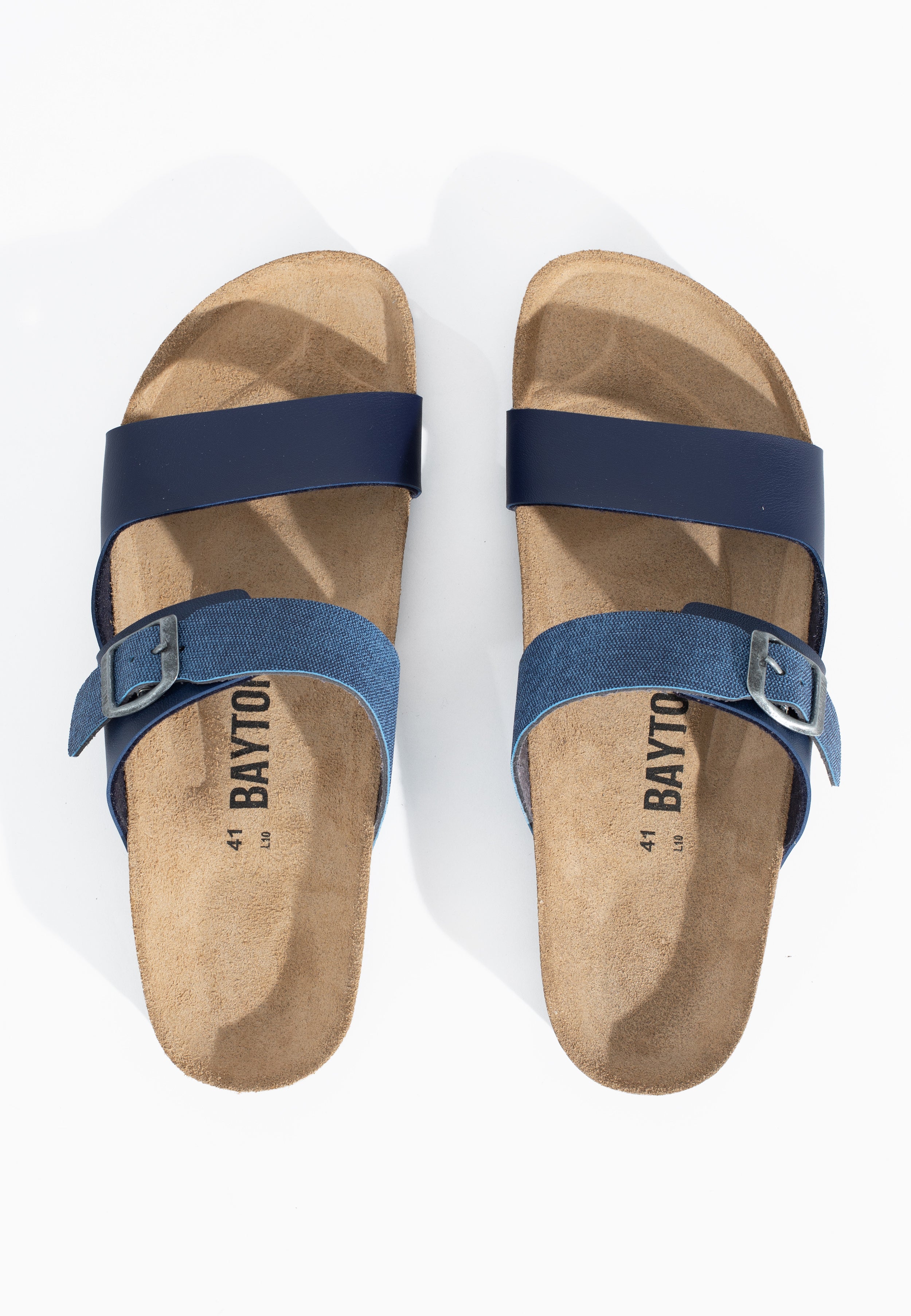 Guirec Navy Blue 2 Strap Sandals