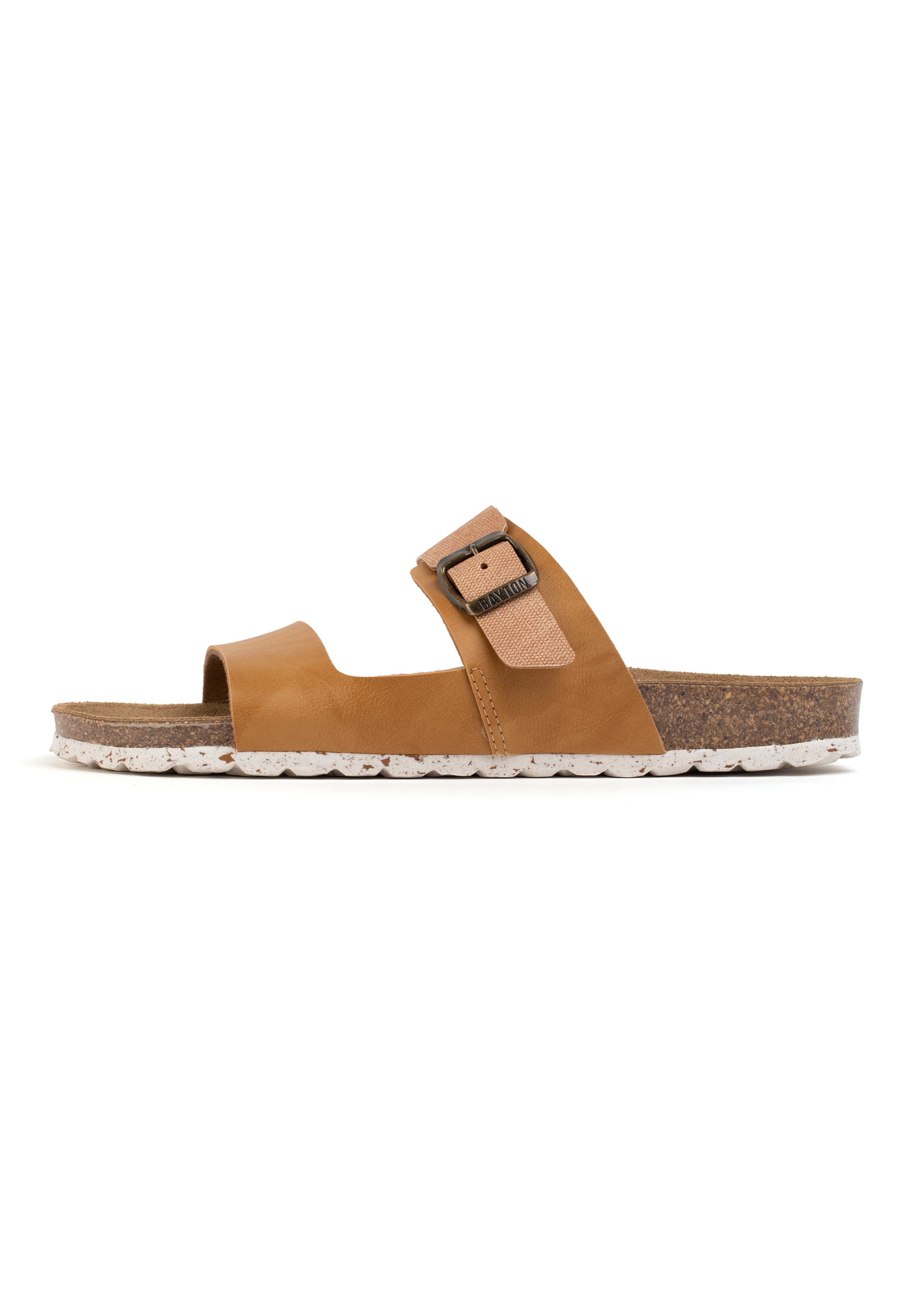 Guirec Tan and Camel 2 Strap Sandals