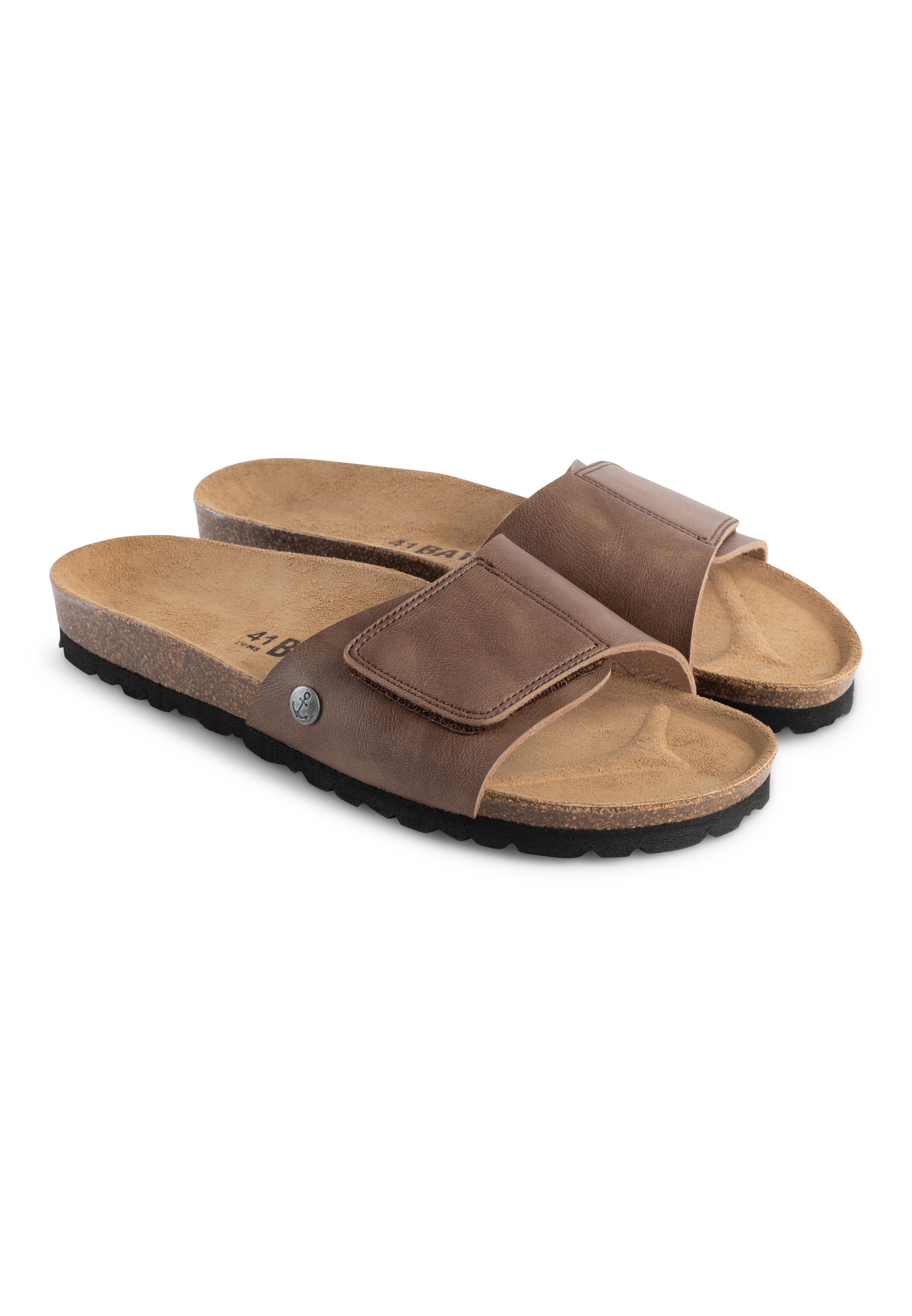 Gwenn Taupe 1 Strap Sandals