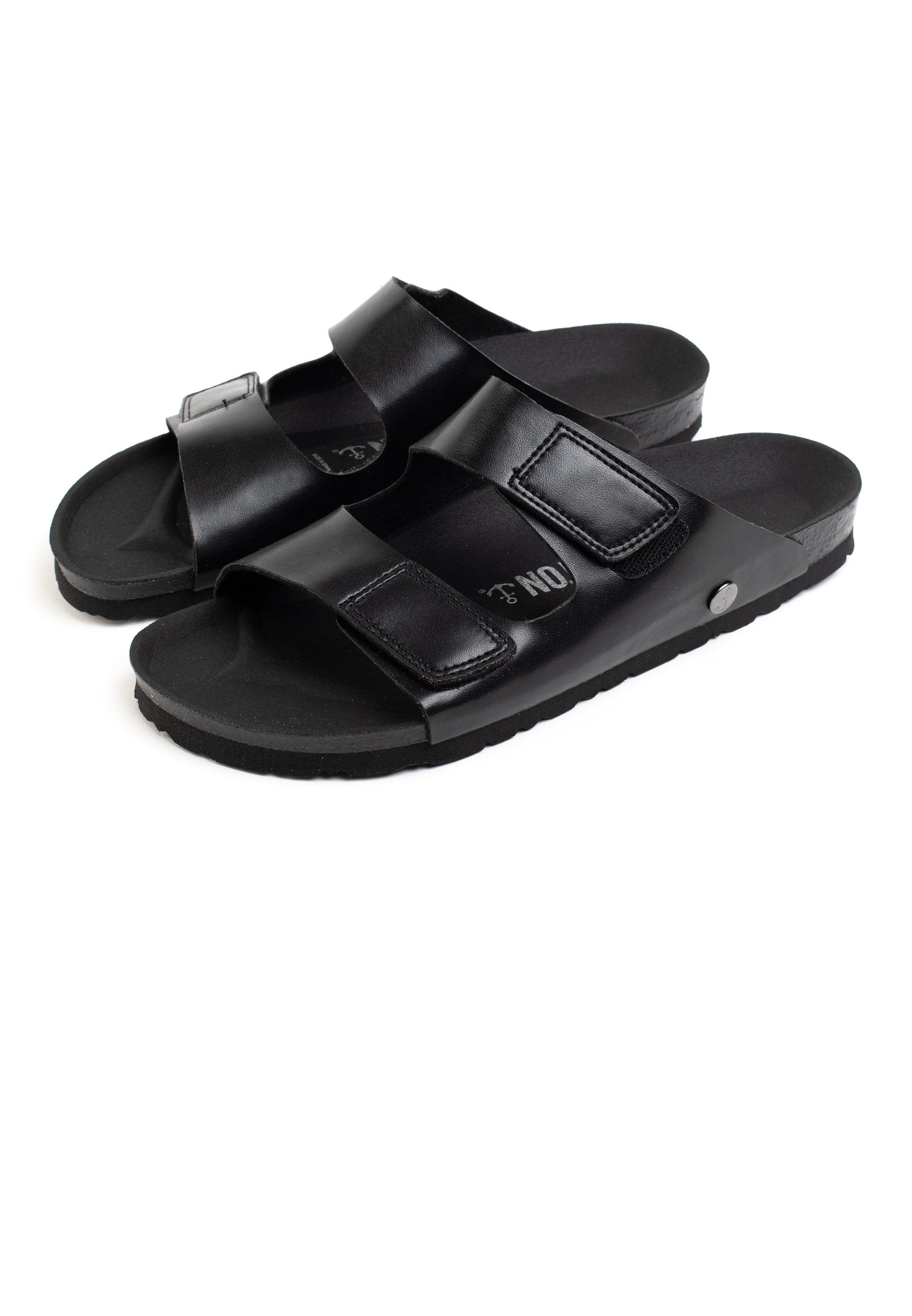 Black Marine 2 Strap Sandals