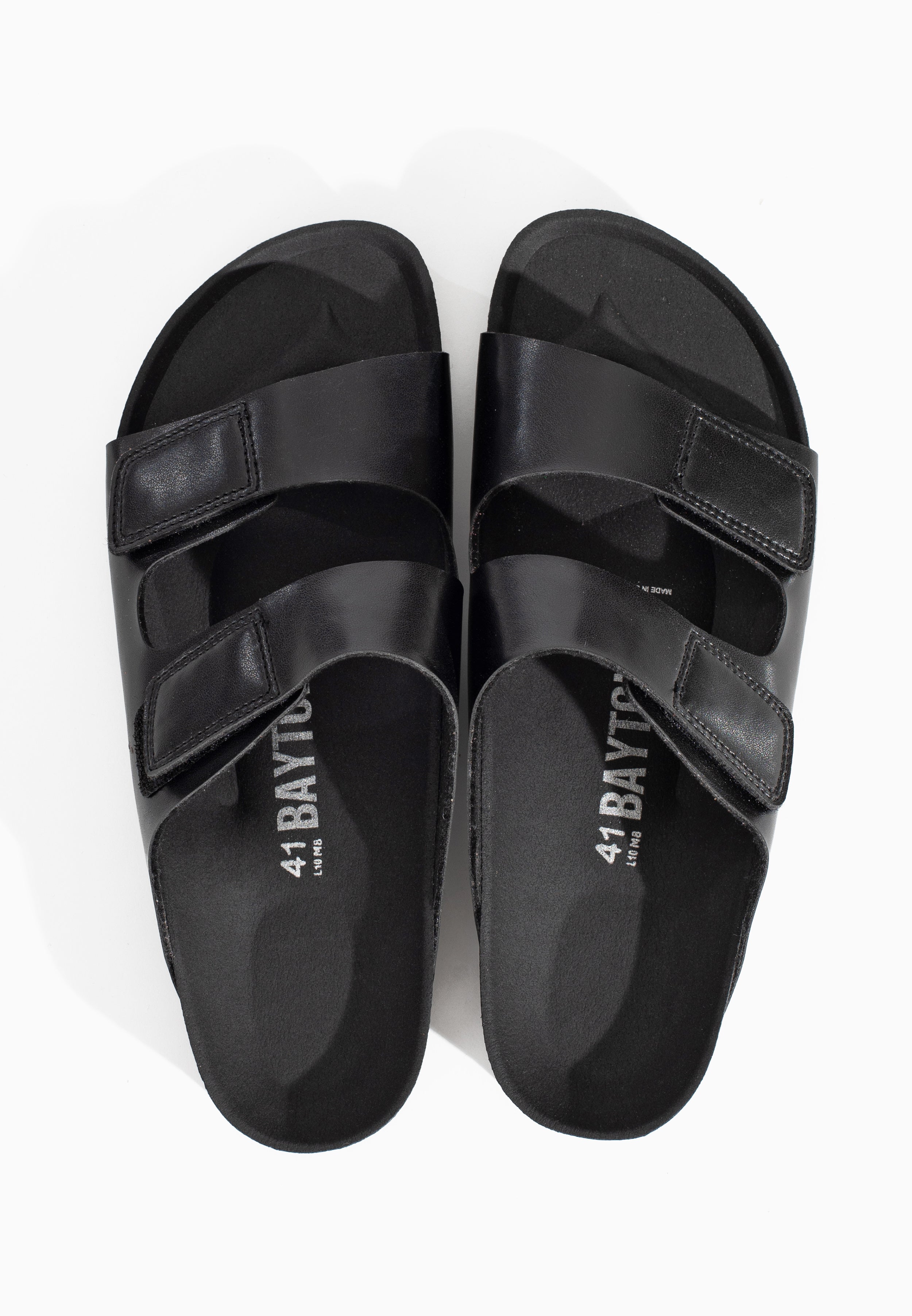 Black Marine 2 Strap Sandals