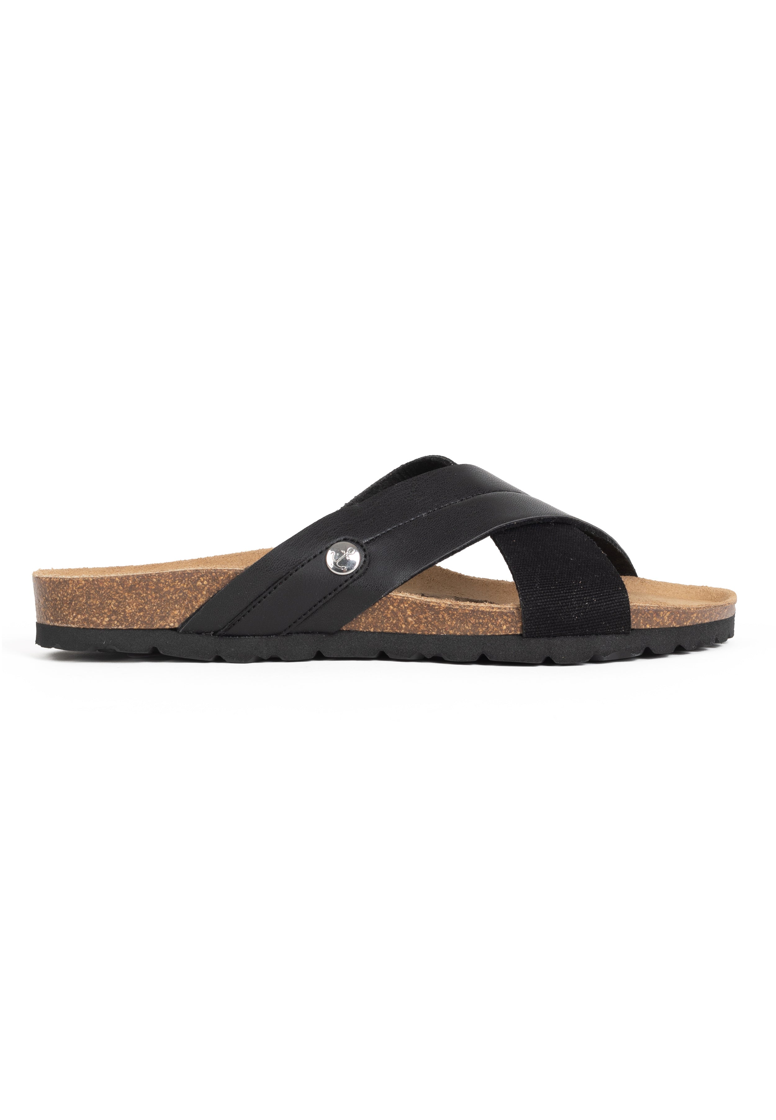 Mimizan Black 2 Strap Sandals