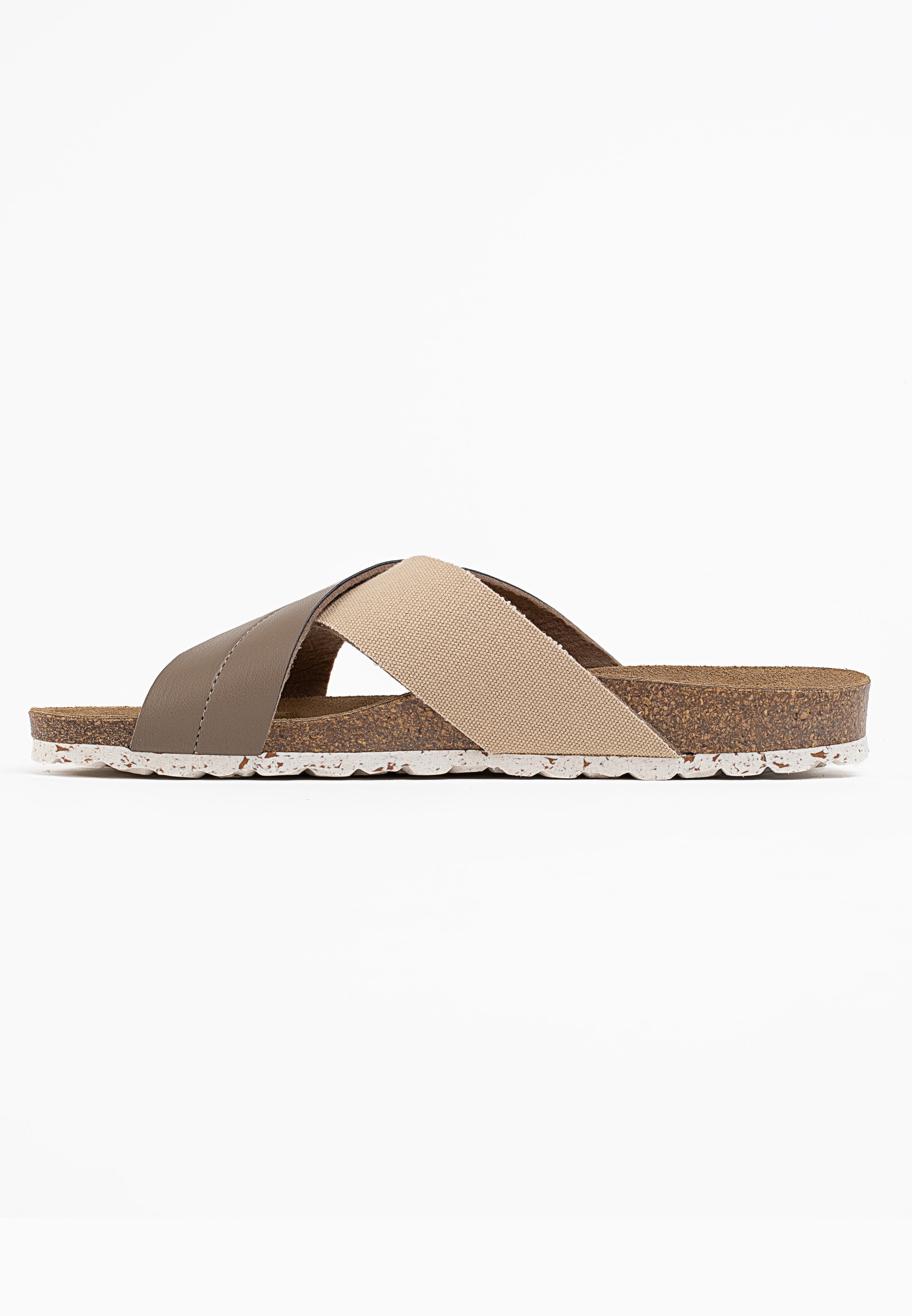 Mimizan Beige 2 Strap Sandals