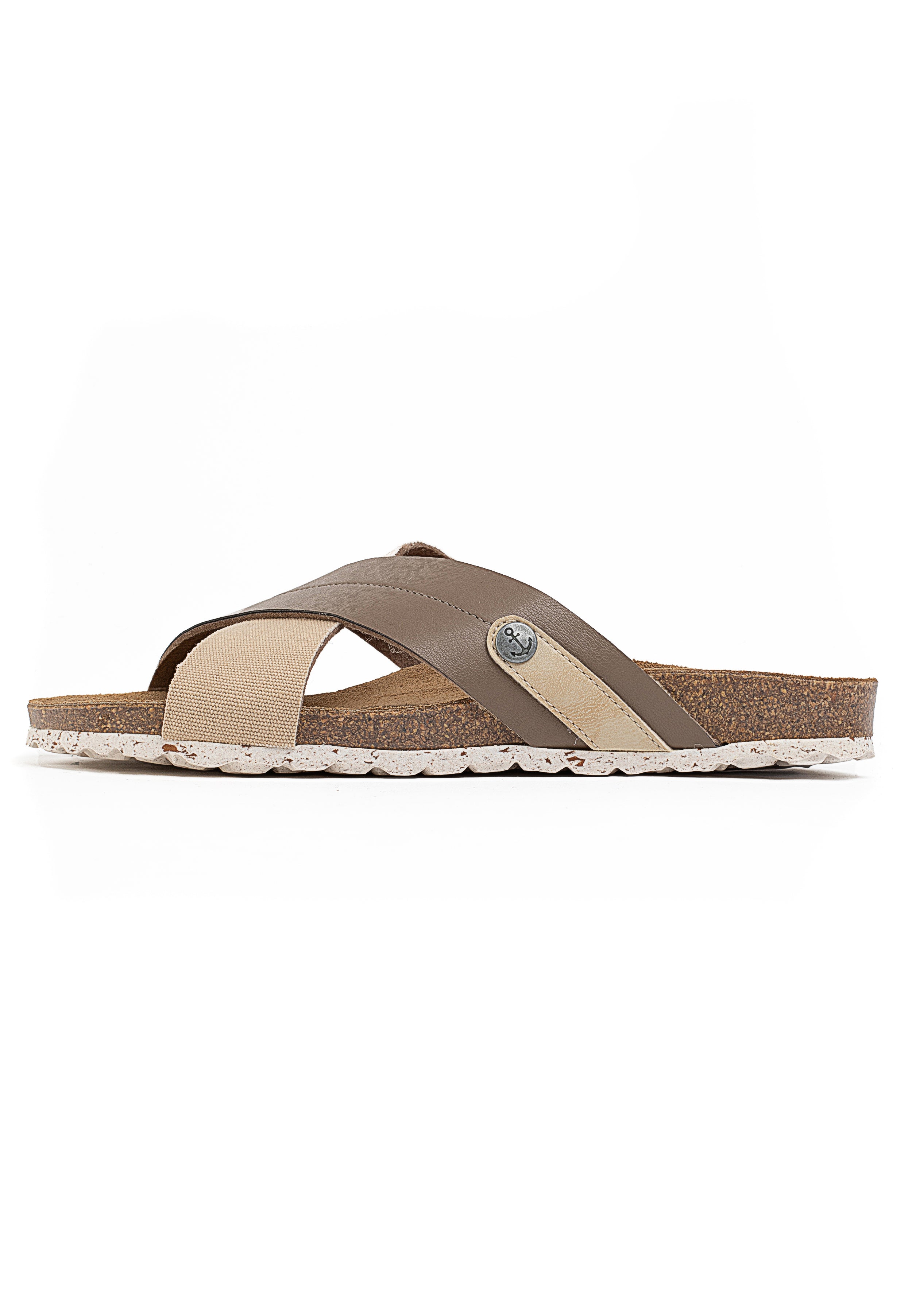 Mimizan Beige 2 Strap Sandals